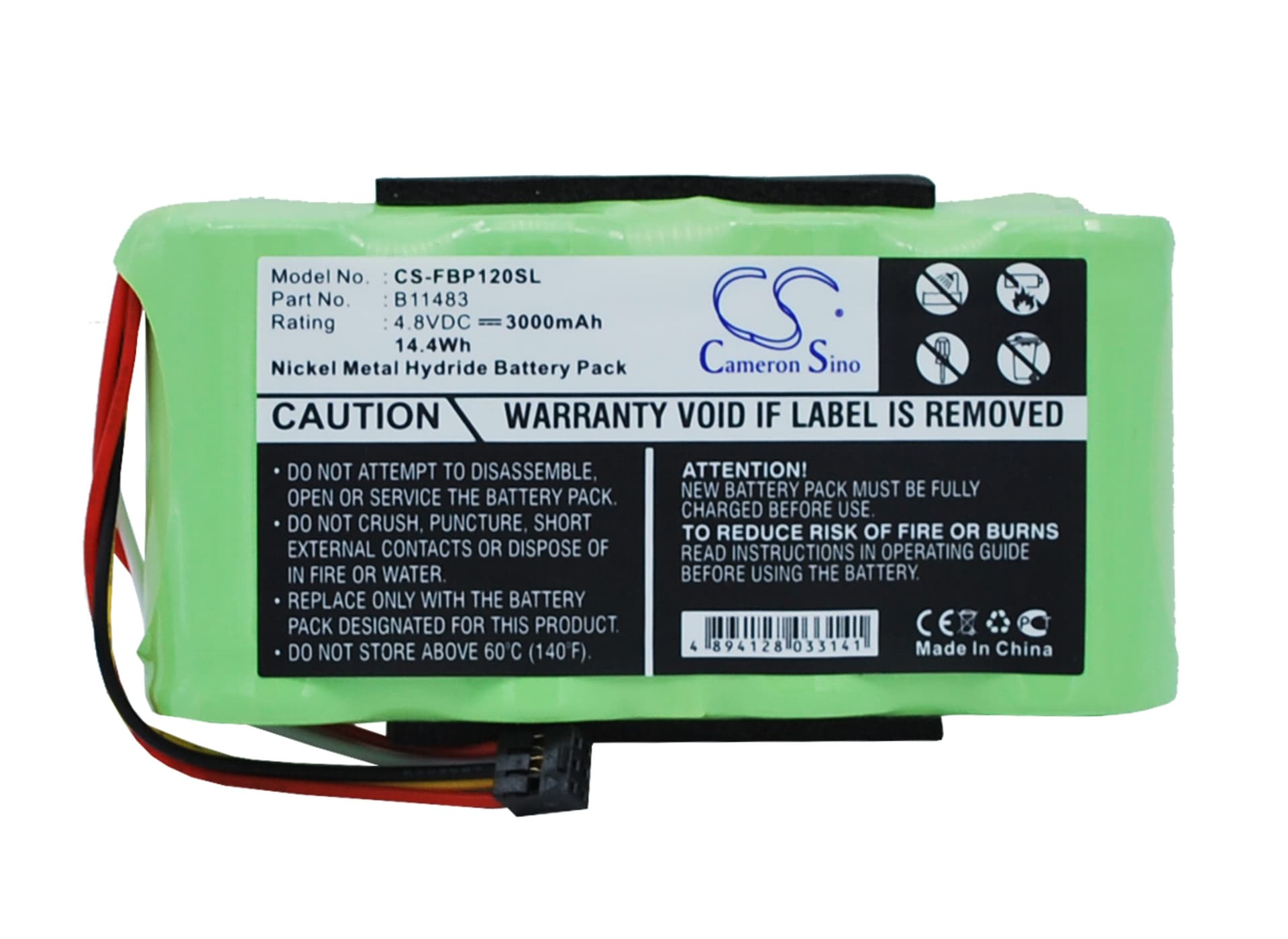 Replacement Battery for Fluke Scopemeter 120 - CS-FBP120SL-1.jpg