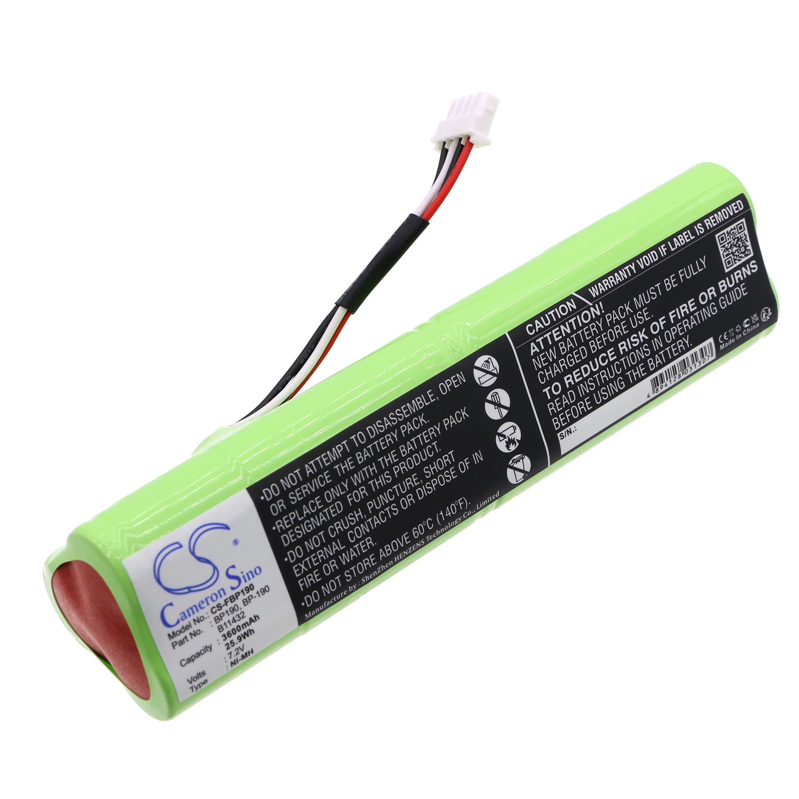 Replacement Battery for Fluke Scopemeter 192 - CS-FBP190-1.jpg