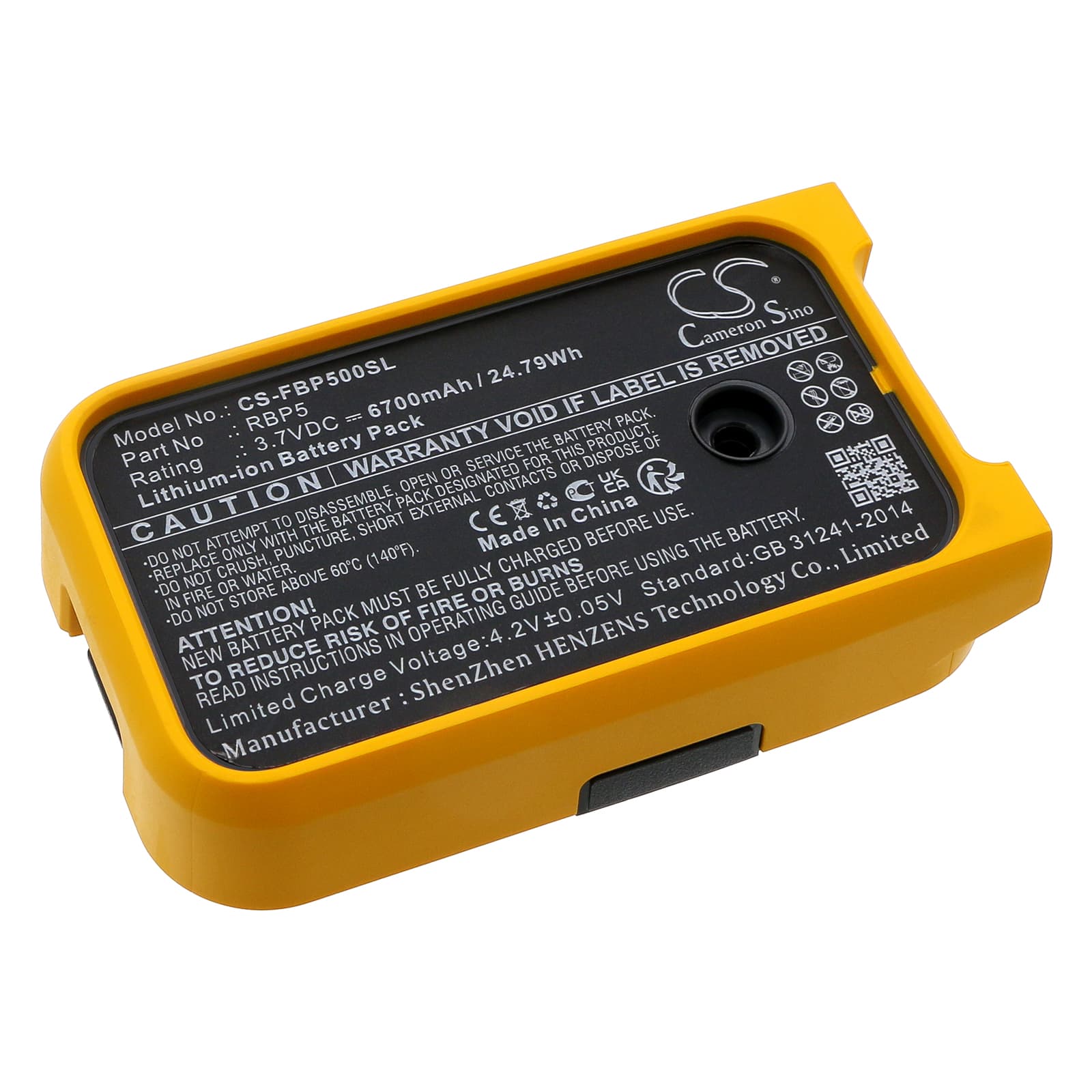 Replacement Battery for Fluke 6XG45 - CS-FBP500SL-1.jpg