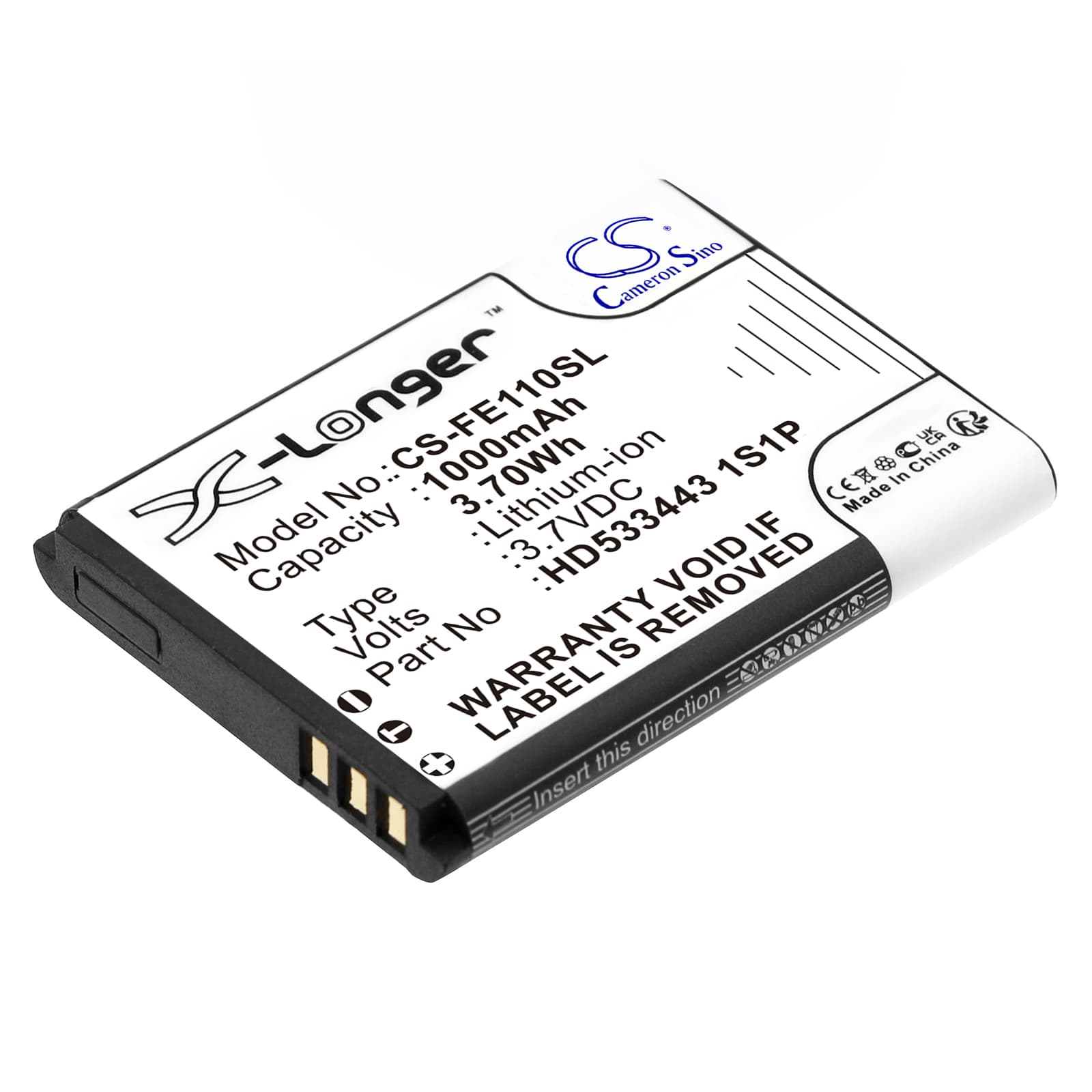 Replacement Battery for Technaxx Musicman BT-X1 - CS-FE110SL-1.jpg