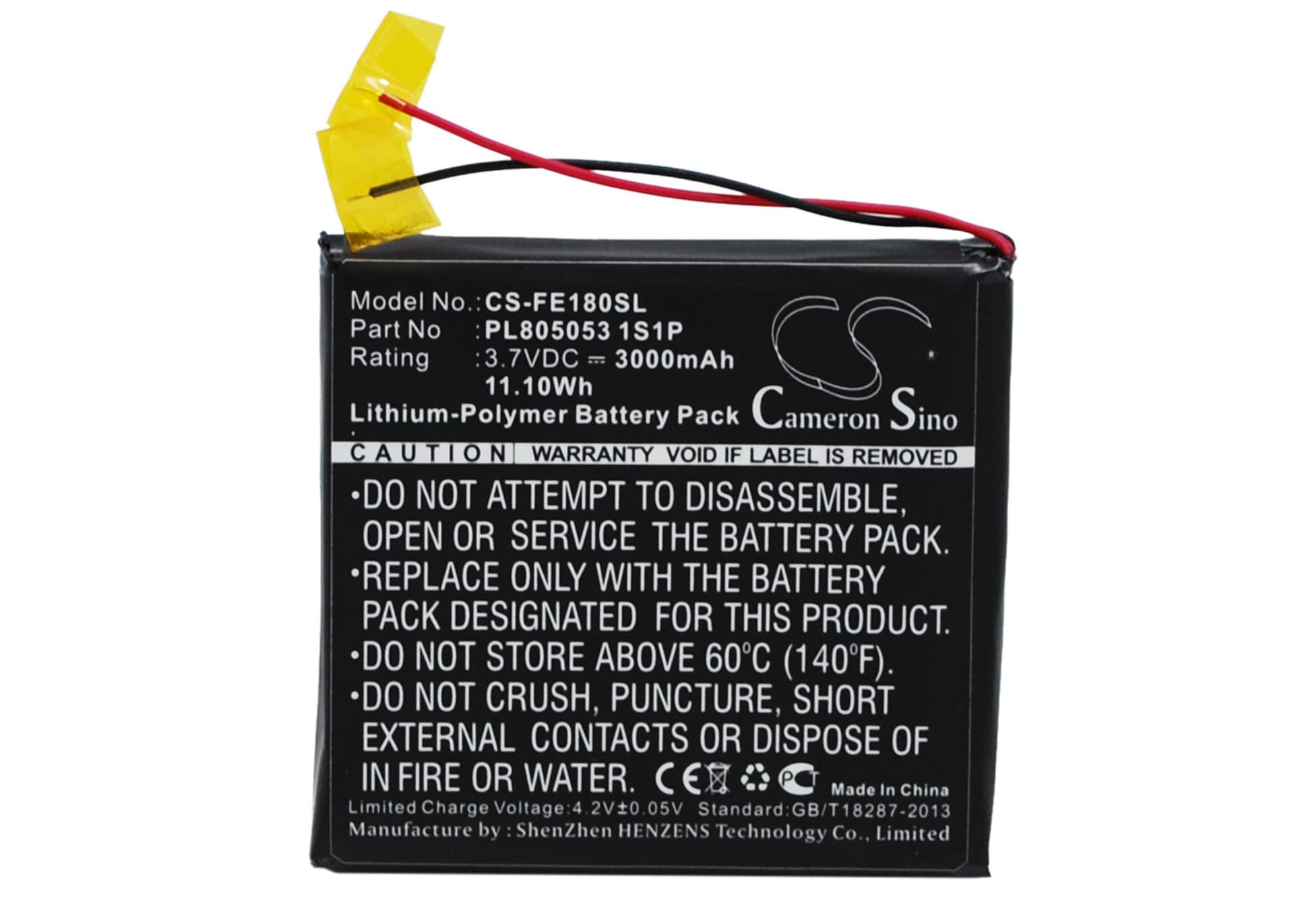 Replacement Battery for Fiio E18 - CS-FE180SL-1.jpg