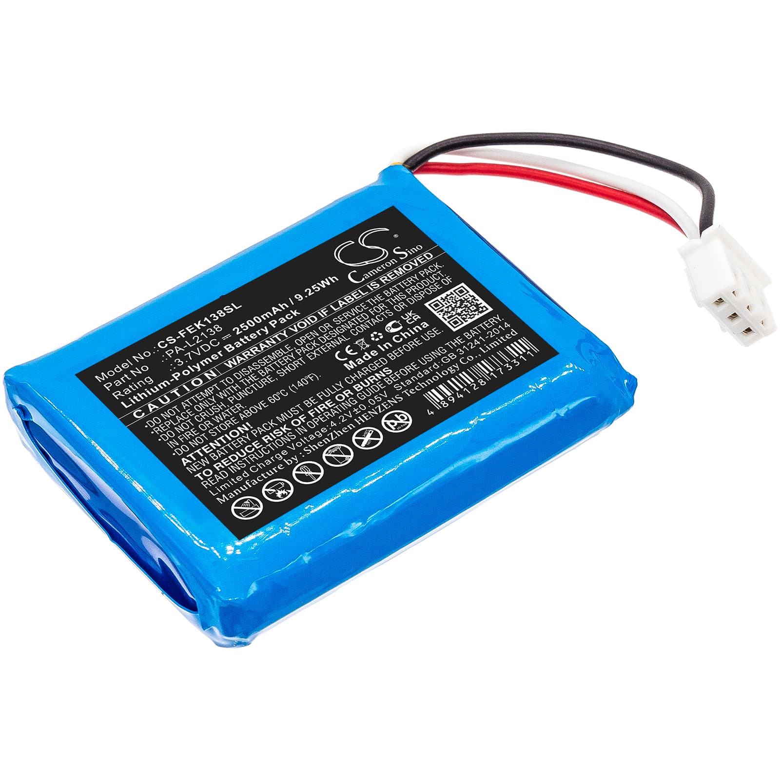 Replacement Battery for Fey Elektronik PA-L2138 - CS-FEK138SL-1.jpg