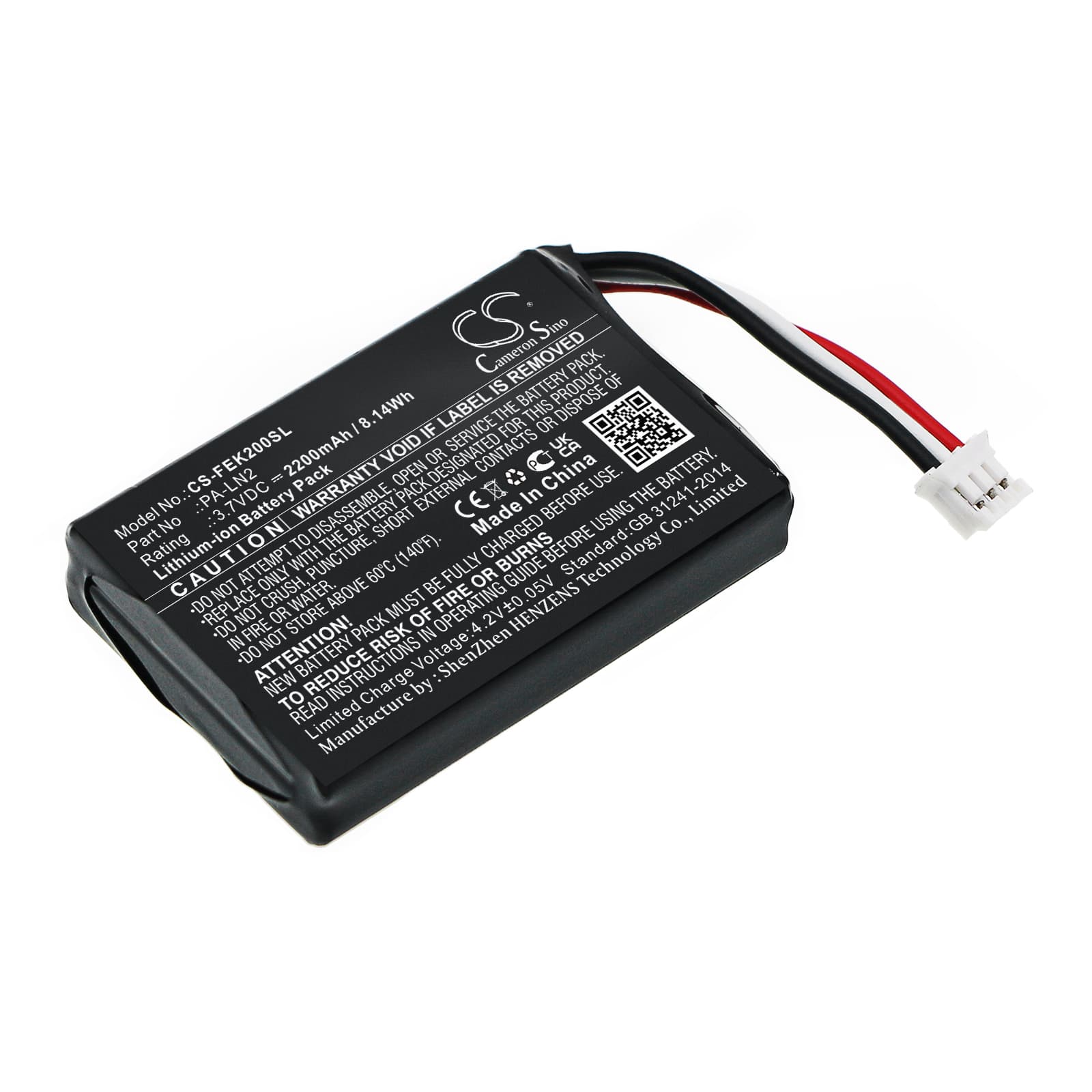 Replacement Battery for Fey Elektronik PA-LN2 - CS-FEK200SL-1.jpg