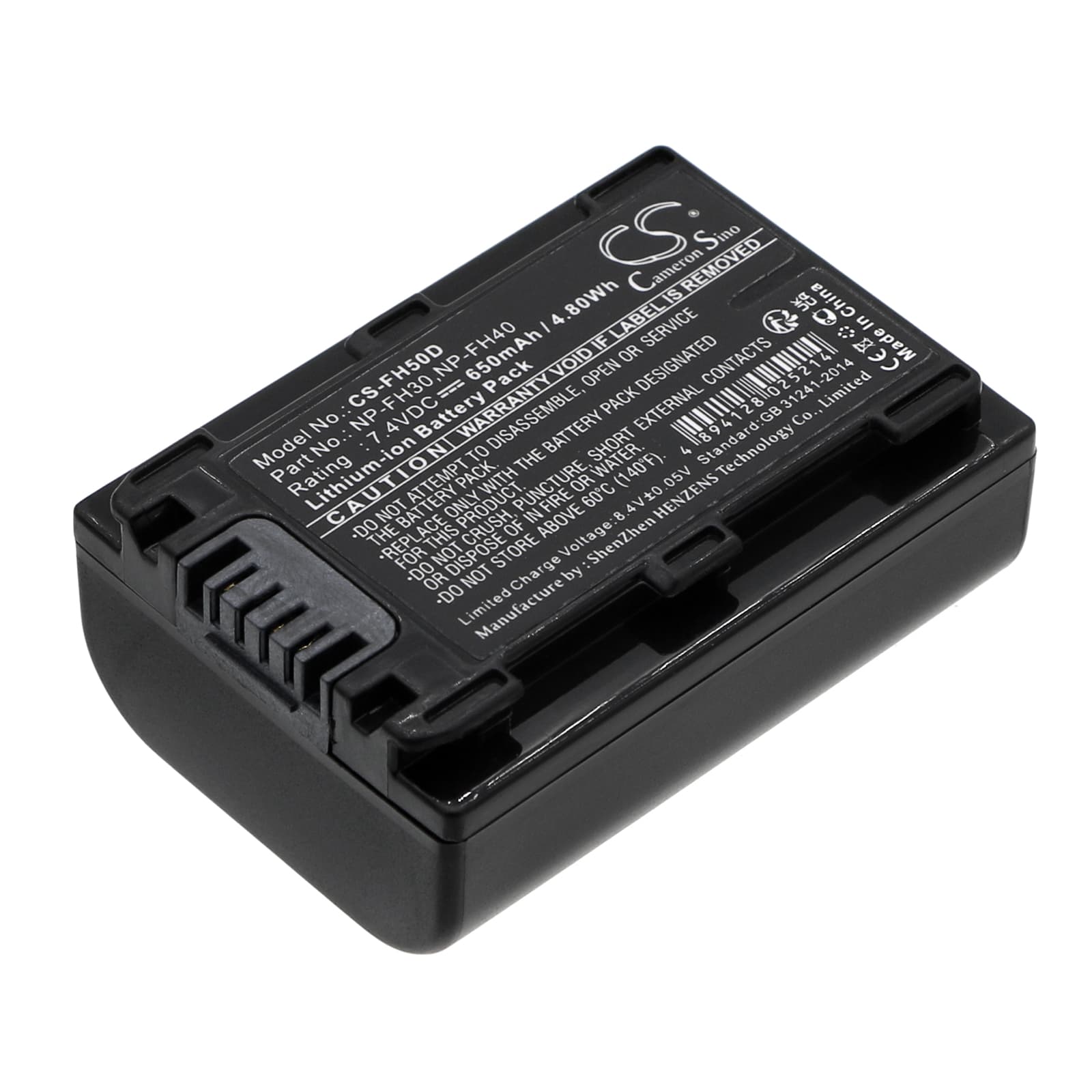 Replacement Battery for Sony DCR-DVD908E
