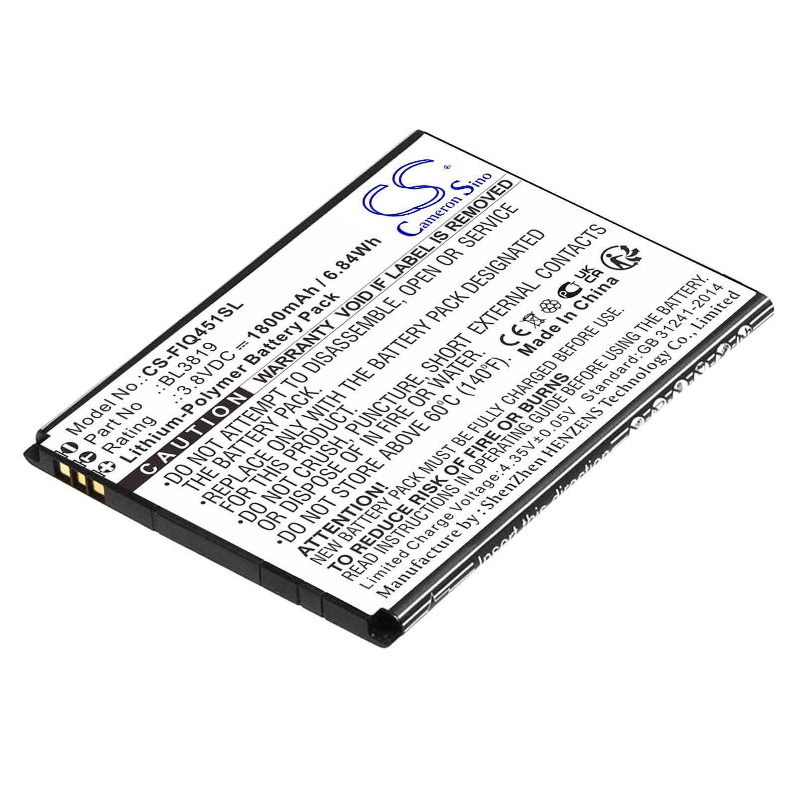 Replacement Battery for Fly IQ4514 - CS-FIQ451SL-1.jpg