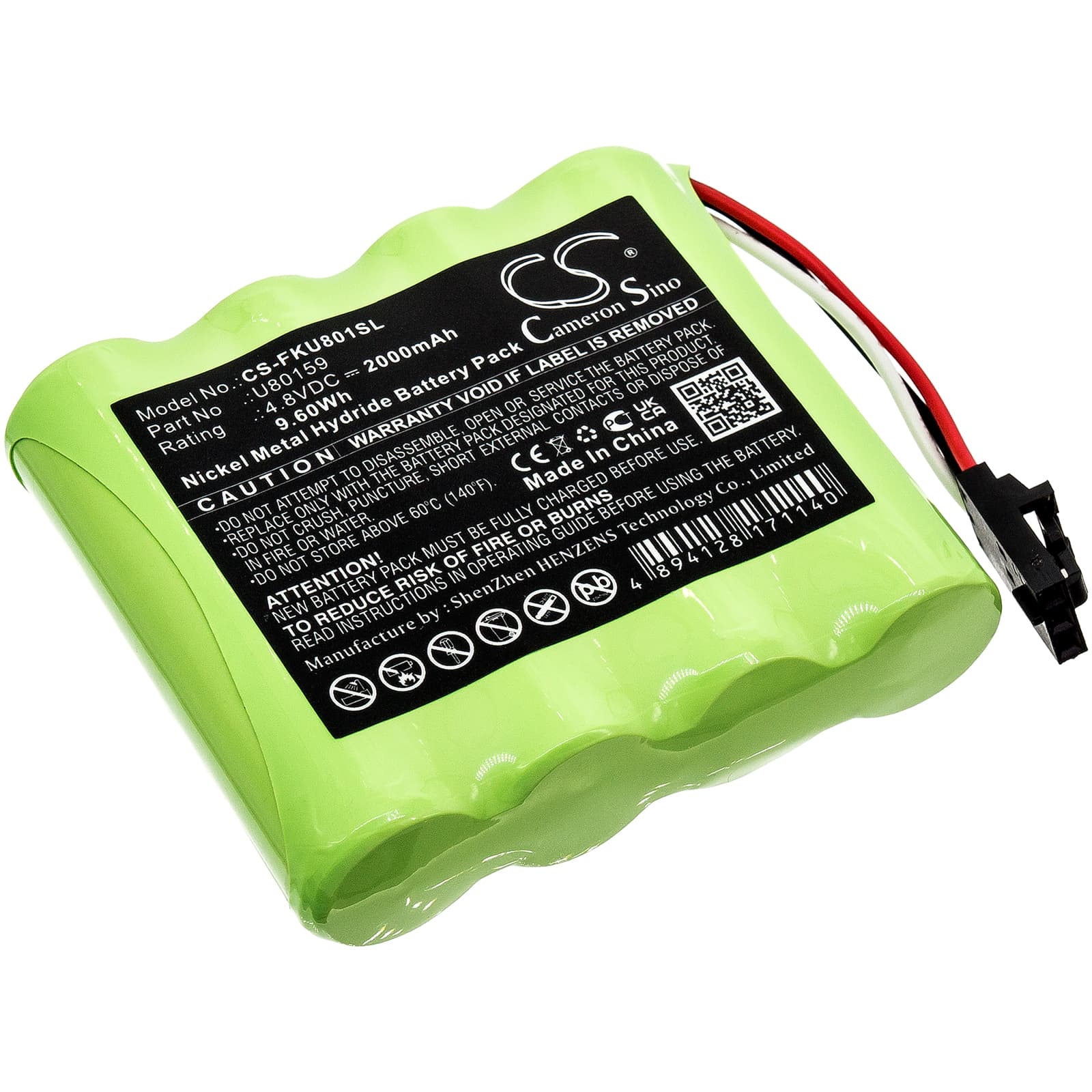Replacement Battery for Fluke 2411129 - CS-FKU801SL-1.jpg