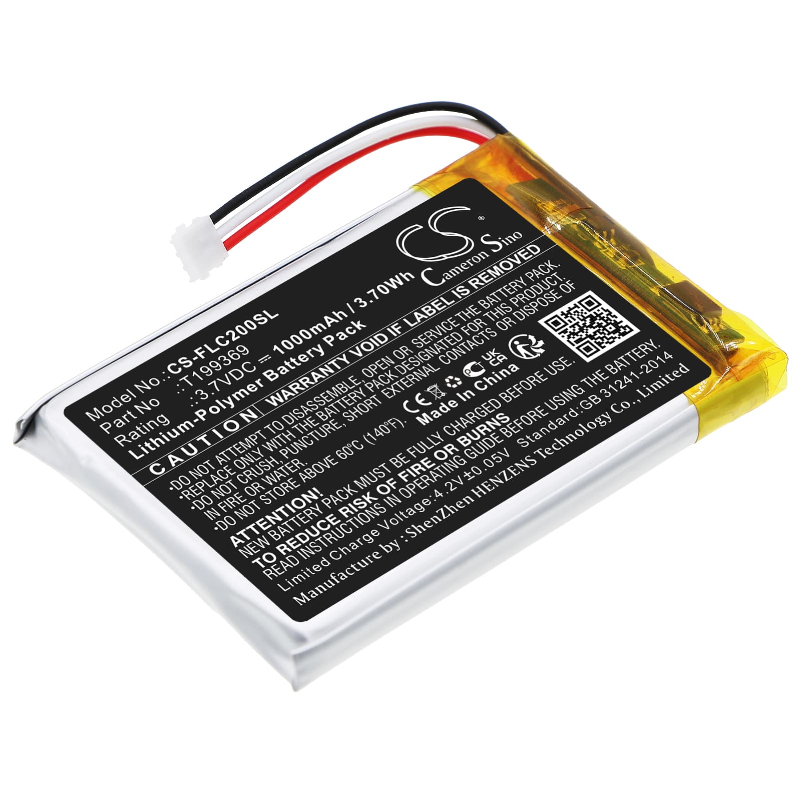 Replacement Battery for Flir C2 - CS-FLC200SL-1.jpg