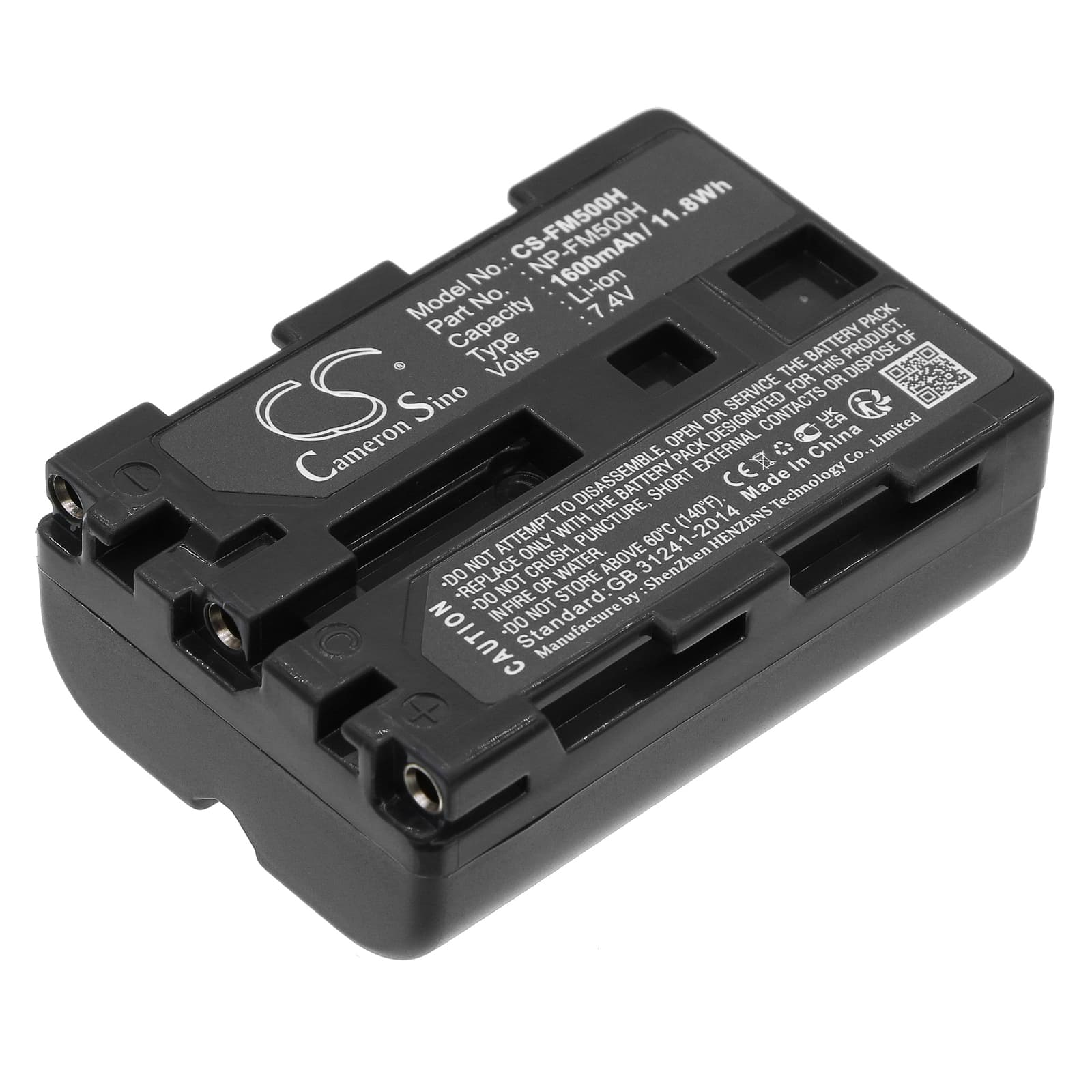 Replacement Battery for Sony DSLR-A100 - CS-FM500H-1.jpg