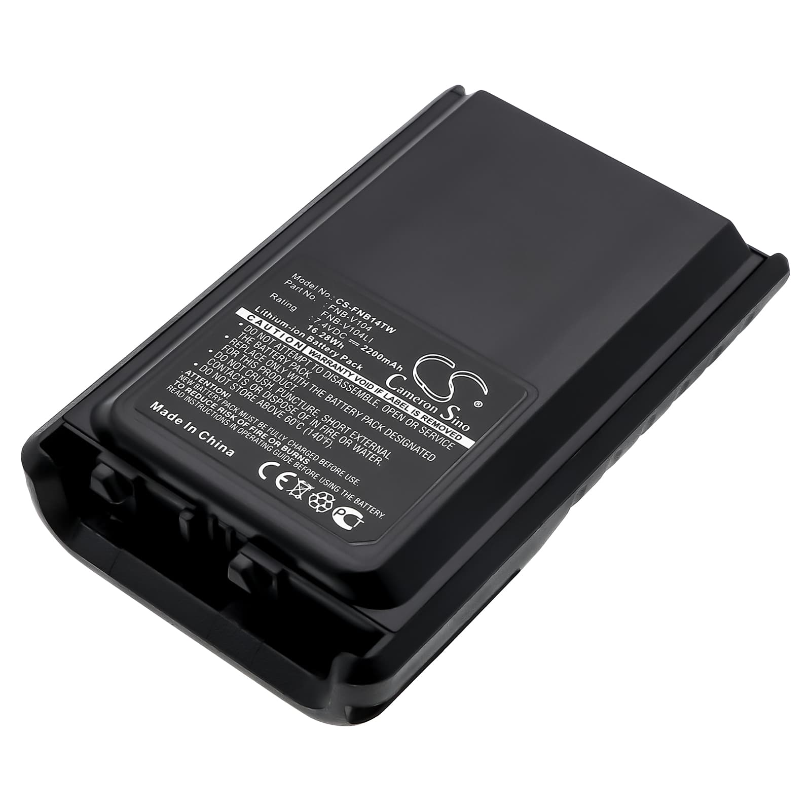 Replacement Battery for Vertex Standard VX-230 - CS-FNB14TW-1.jpg