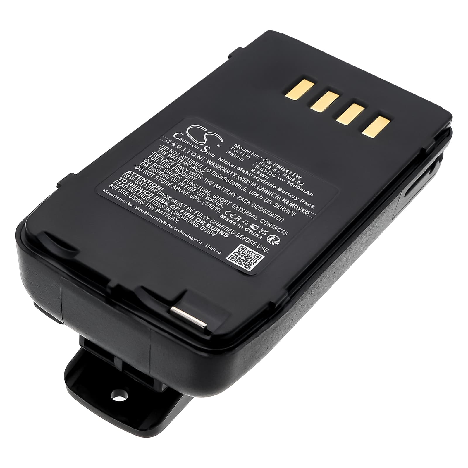 Replacement Battery for Vertex Standard FT-10 - CS-FNB41TW-1.jpg