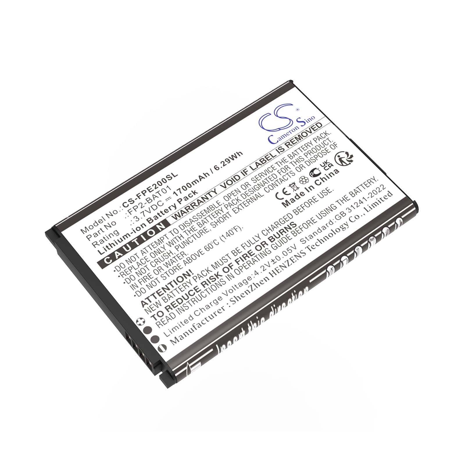 Replacement Battery for Fairphone Fairphone 2 - CS-FPE200SL-1.jpg