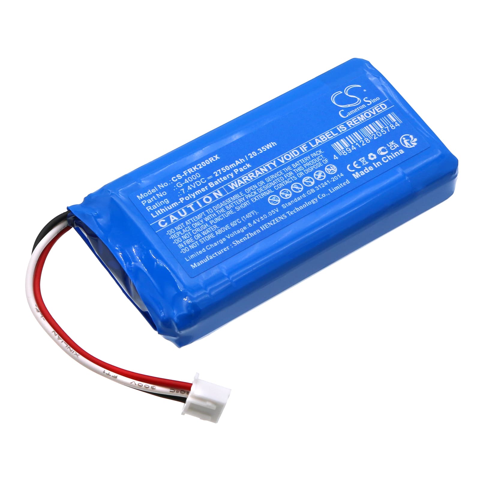Replacement Battery for FrSky X20s - CS-FRK200RX-1.jpg