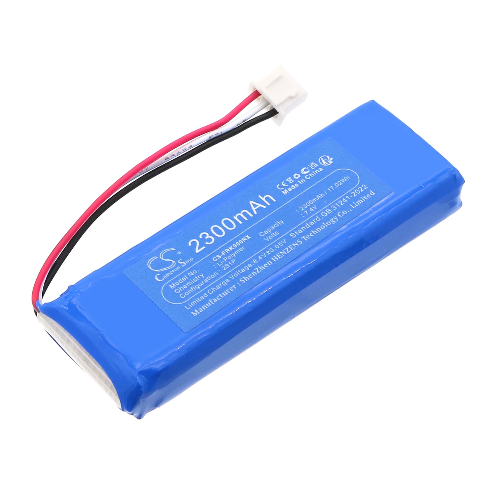 Replacement Battery for FrSky X9D Plus - CS-FRK900RX-1.jpg