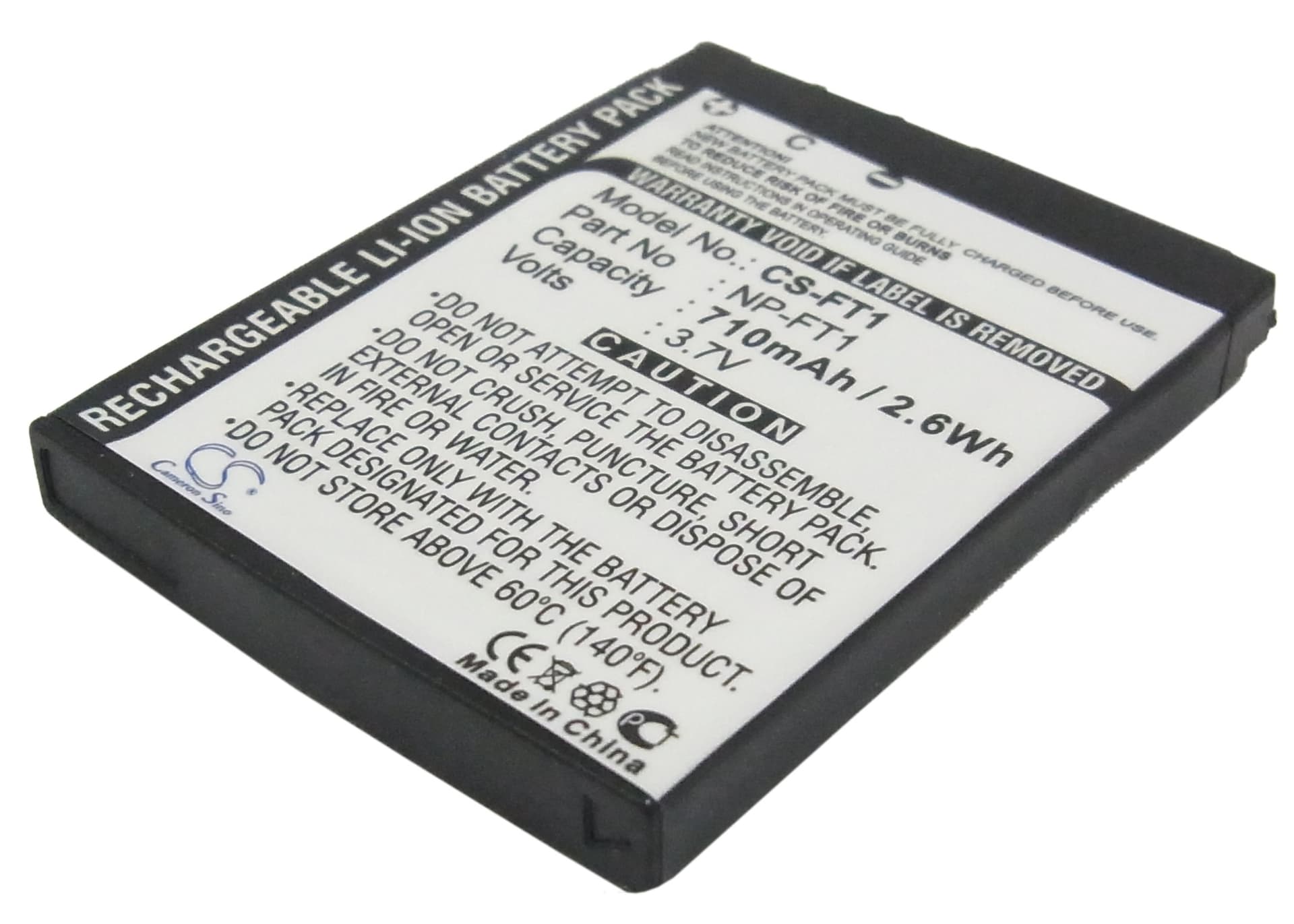 Replacement Battery for Sony Cyber-shot DSC-T3 - CS-FT1-1.jpg