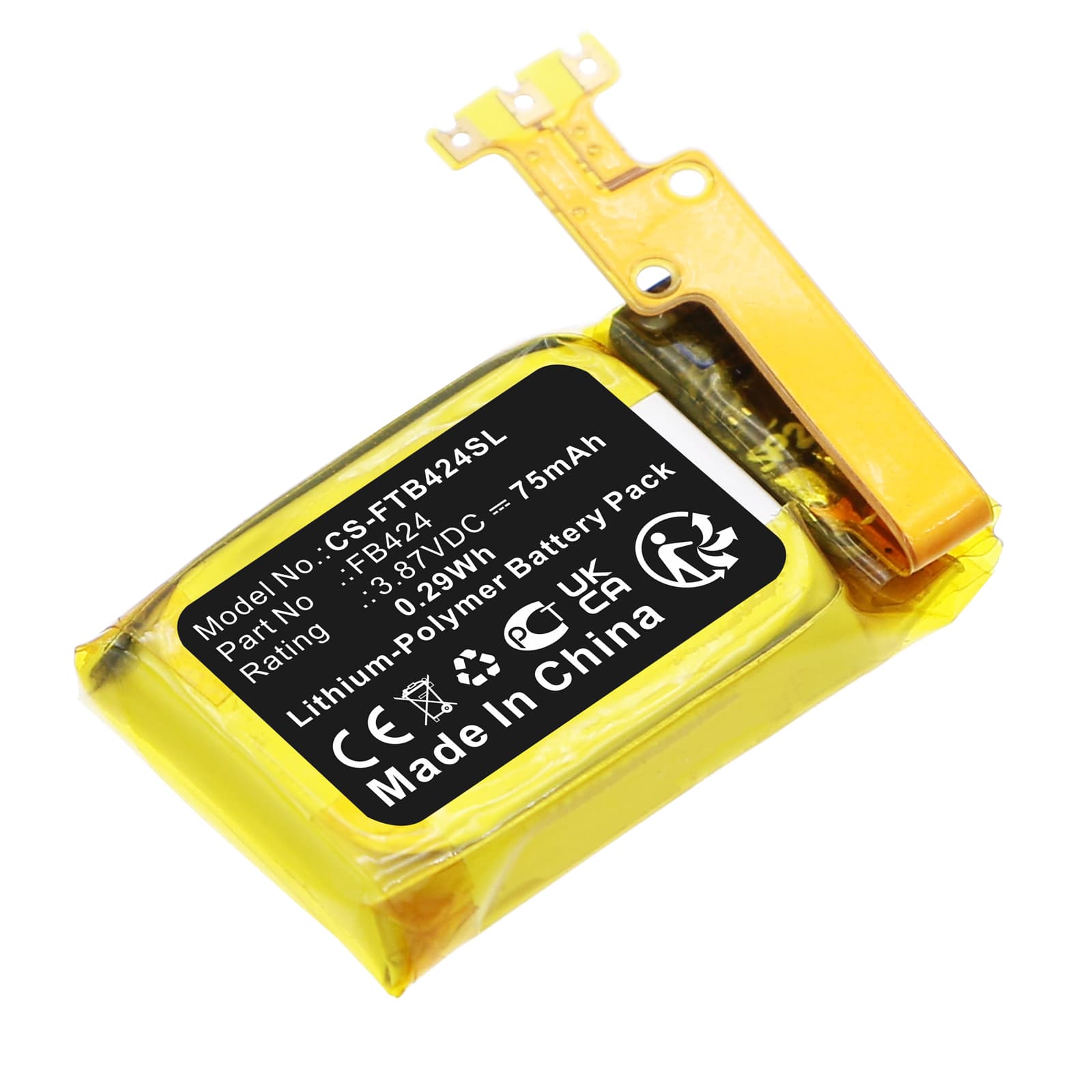 Replacement Battery for FitBit inspire 3 - CS-FTB424SL-1.jpg