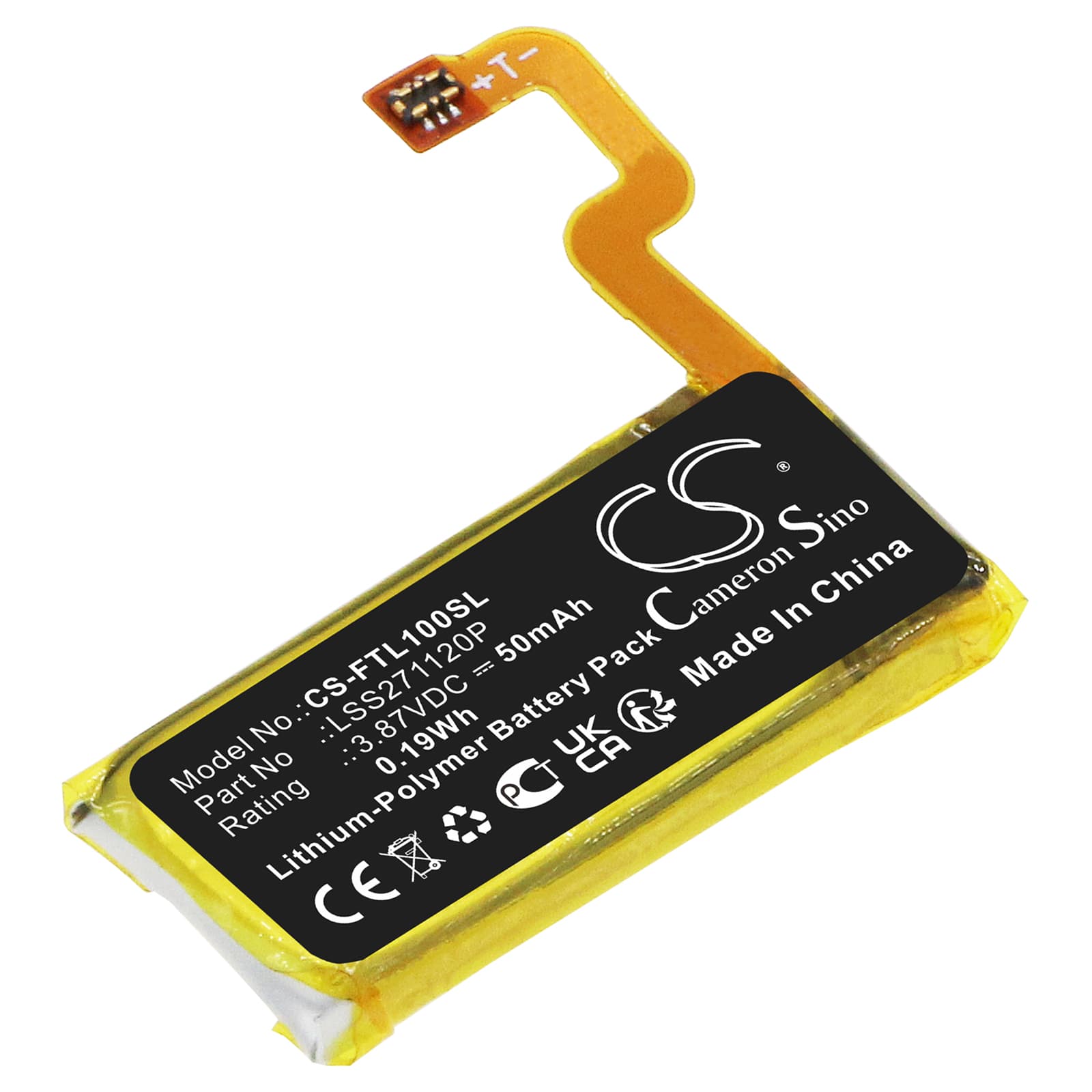 Replacement Battery for FitBit Luxe - CS-FTL100SL-1.jpg