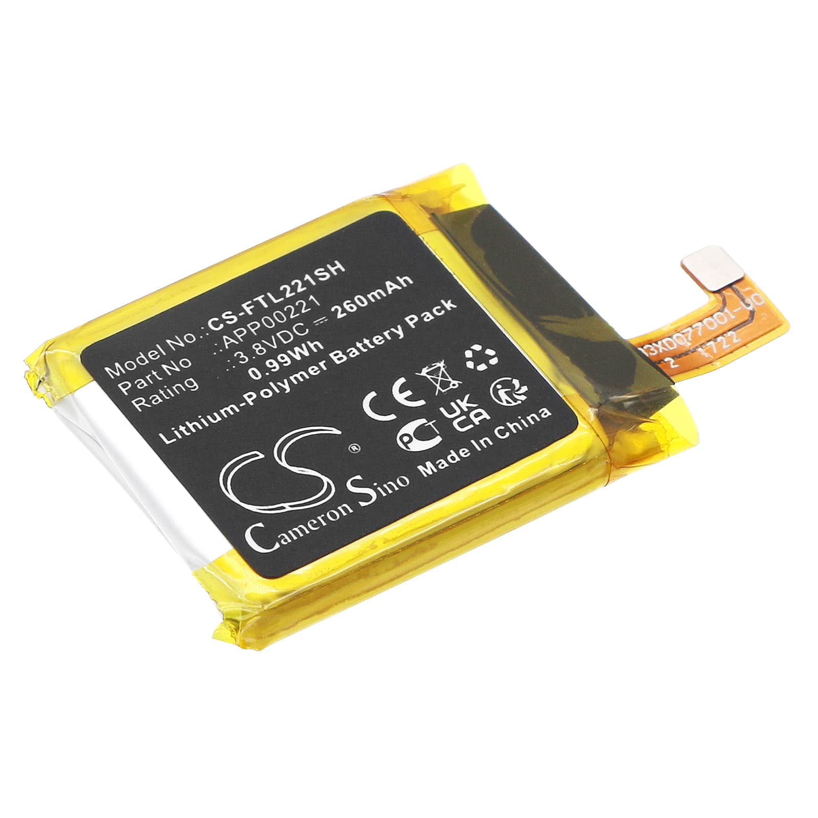 Replacement Battery for Fossil Sport Smartwatch - CS-FTL221SH-1.jpg