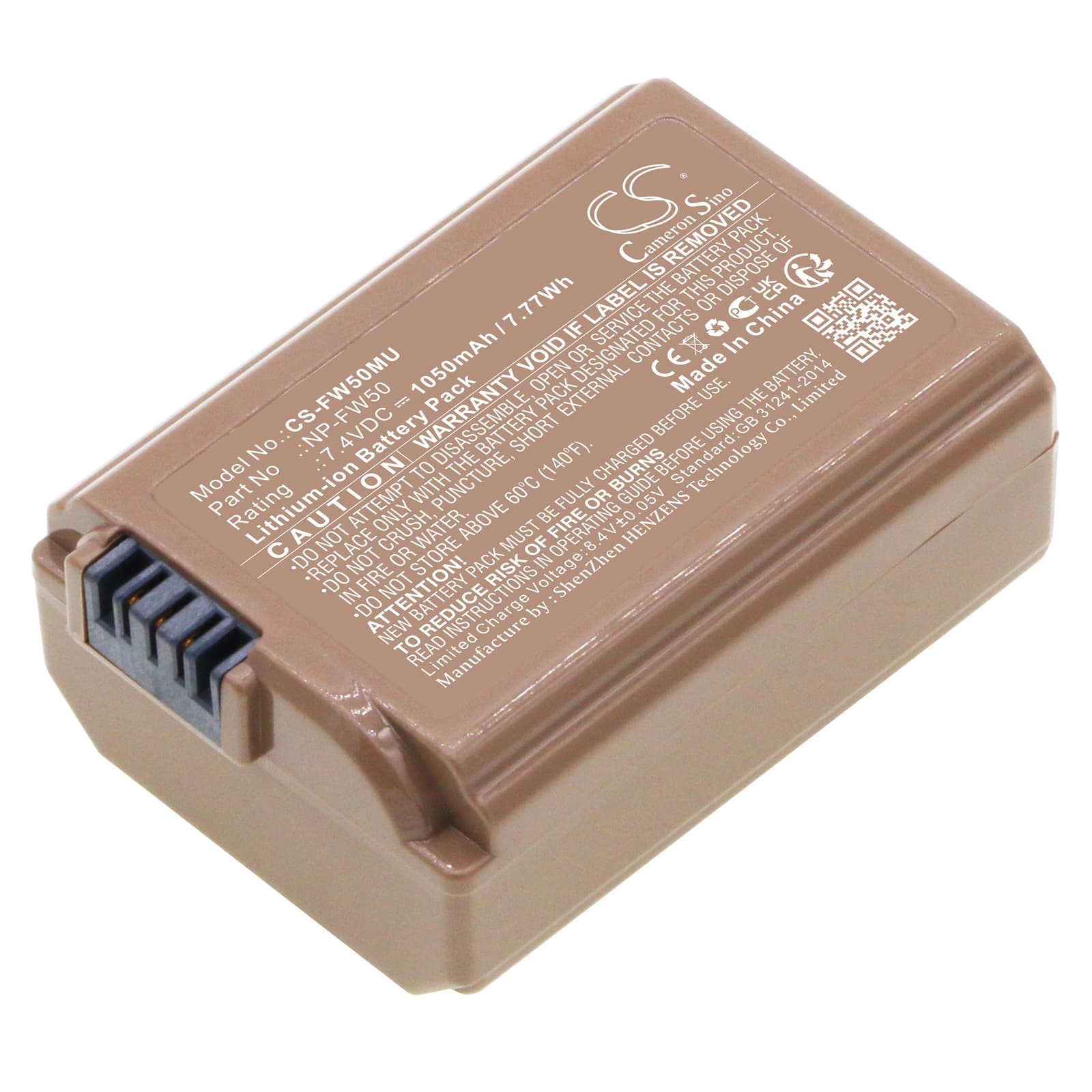 Replacement Battery for Sony NEX-5 - CS-FW50MU-1.jpg
