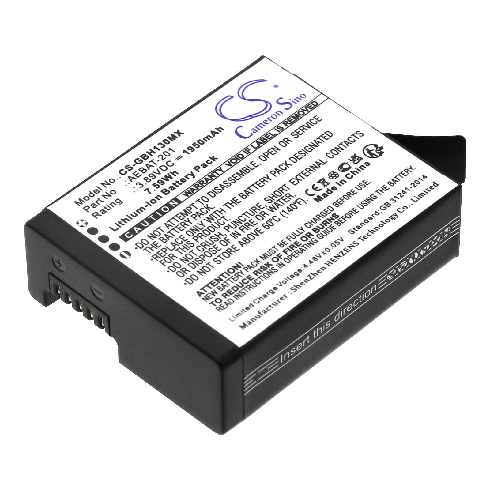 Replacement Battery for GoPro Hero 13 - CS-GBH130MX-1.jpg