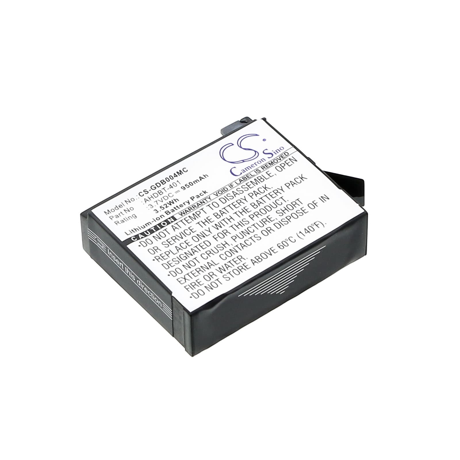 Replacement Battery for GoPro Hero 4 - CS-GDB004MC-1.jpg