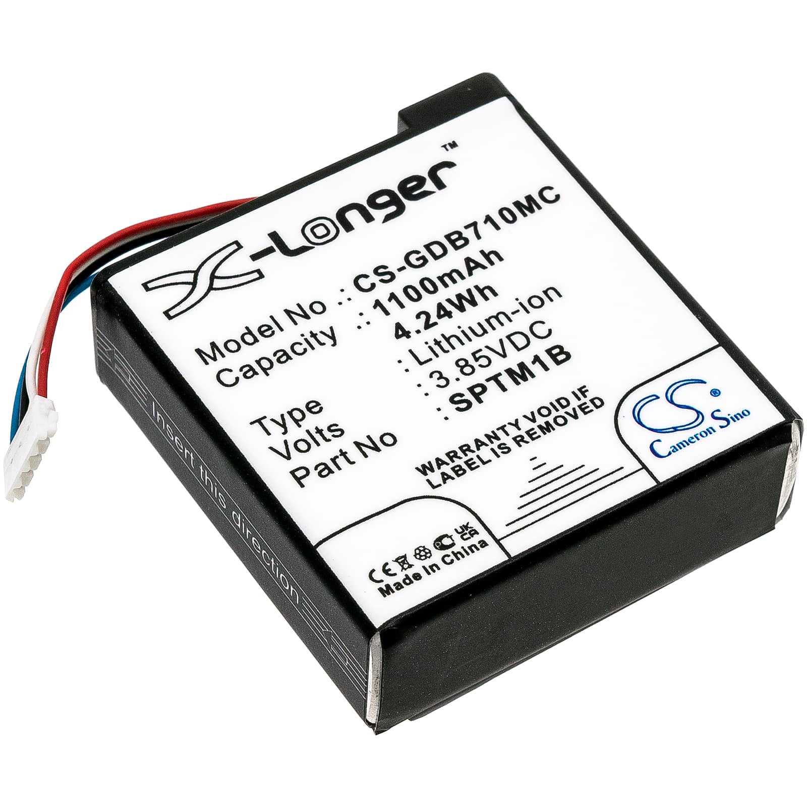 Replacement Battery for GoPro Hero 7 Silver - CS-GDB710MC-1.jpg