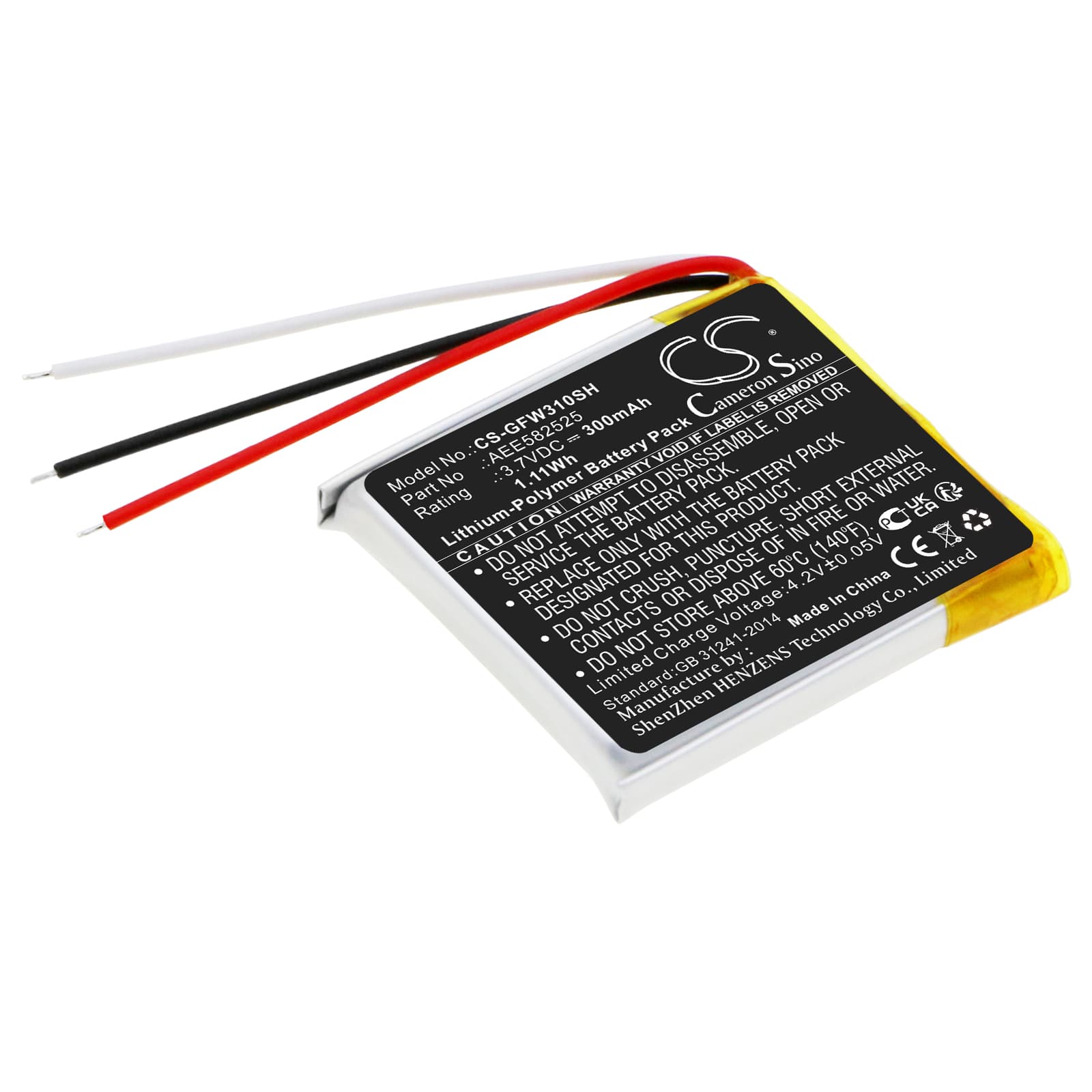Replacement Battery for Golf Buddy WTX - CS-GFW310SH-1.jpg