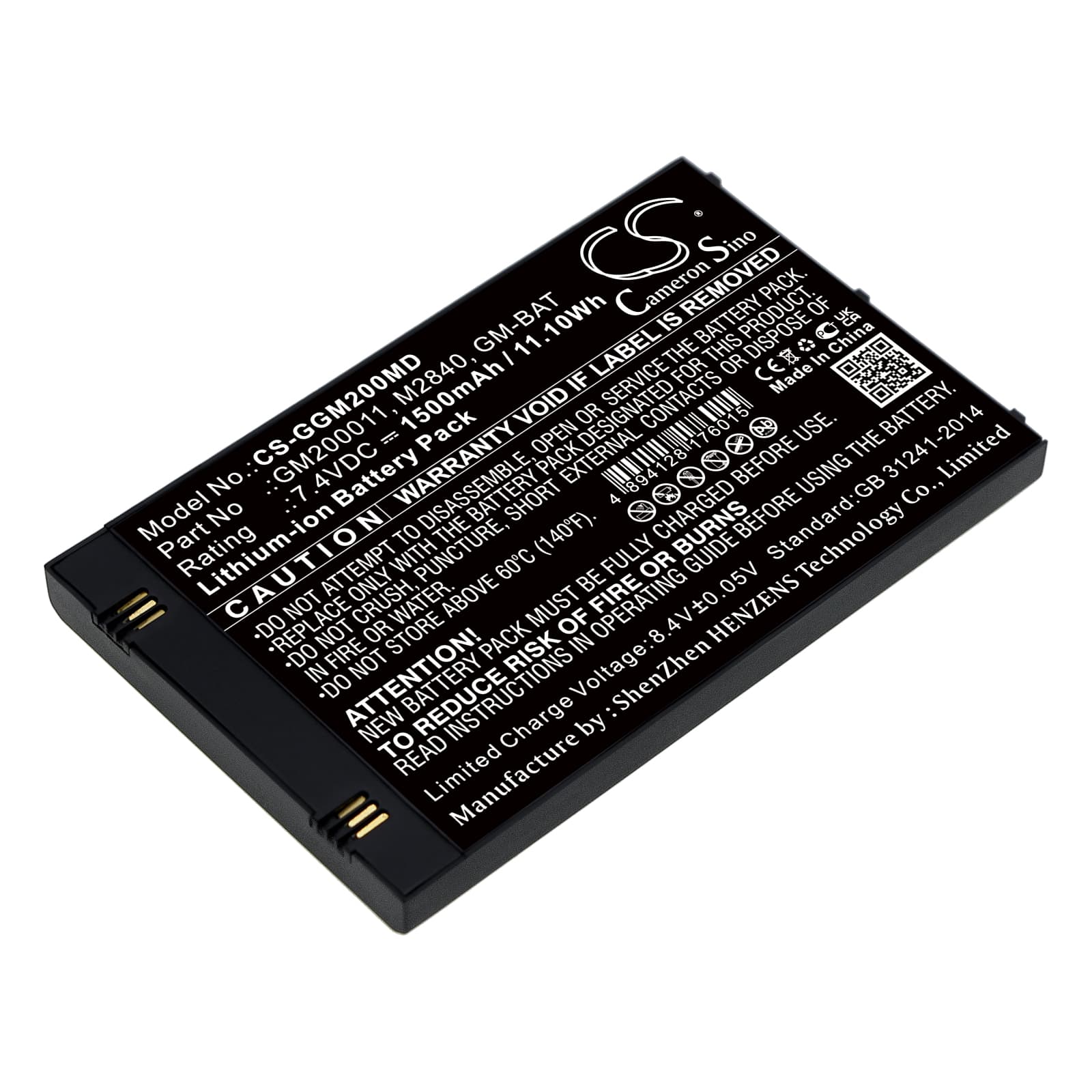Replacement Battery for GE Echographe Vscan - CS-GGM200MD-1.jpg
