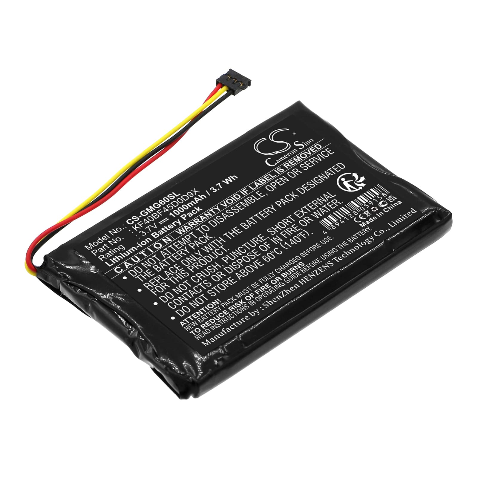Replacement Battery for Garmin Approach G6 - CS-GMG60SL-1.jpg