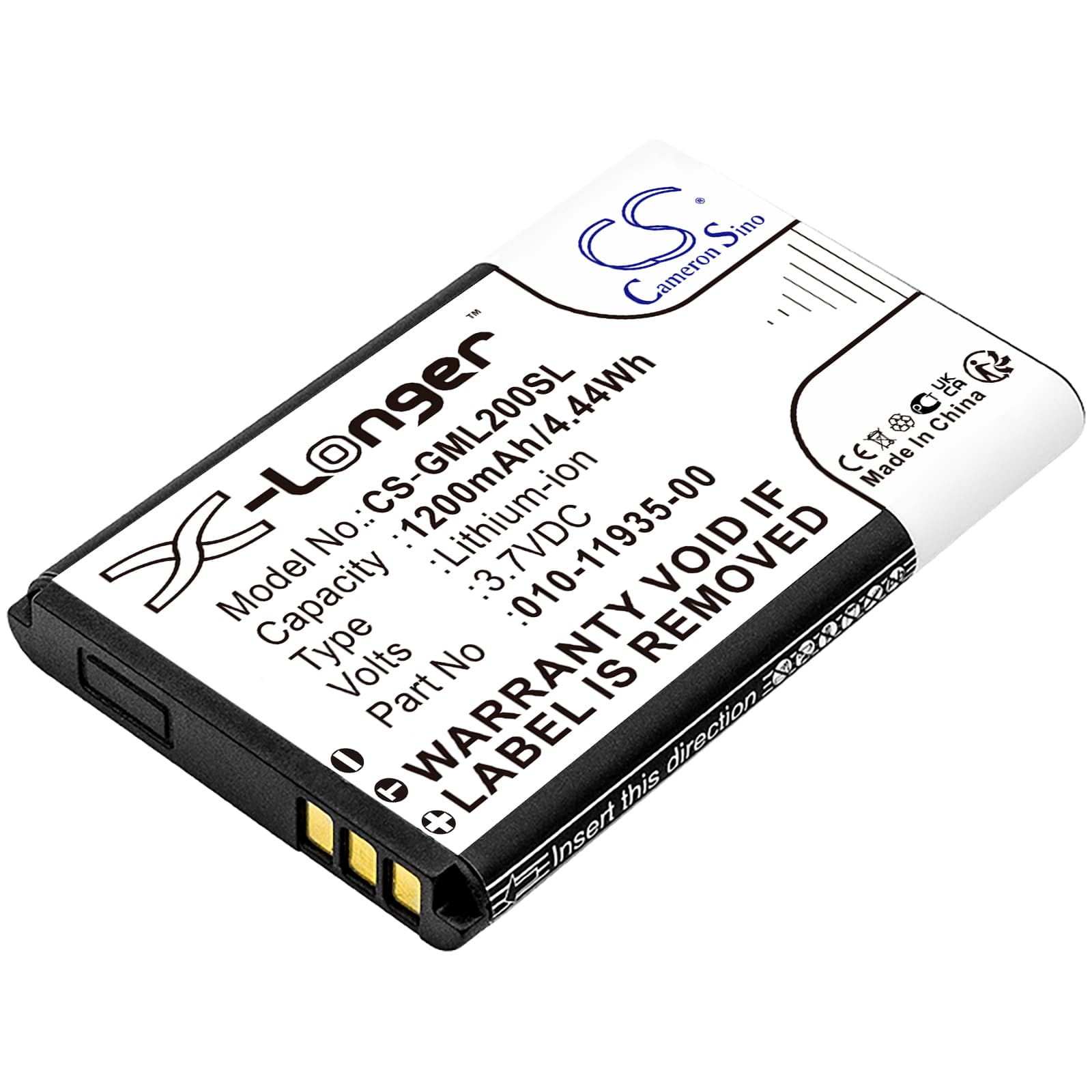 Replacement Battery for Garmin 010-01055-15 - CS-GML200SL-1.jpg