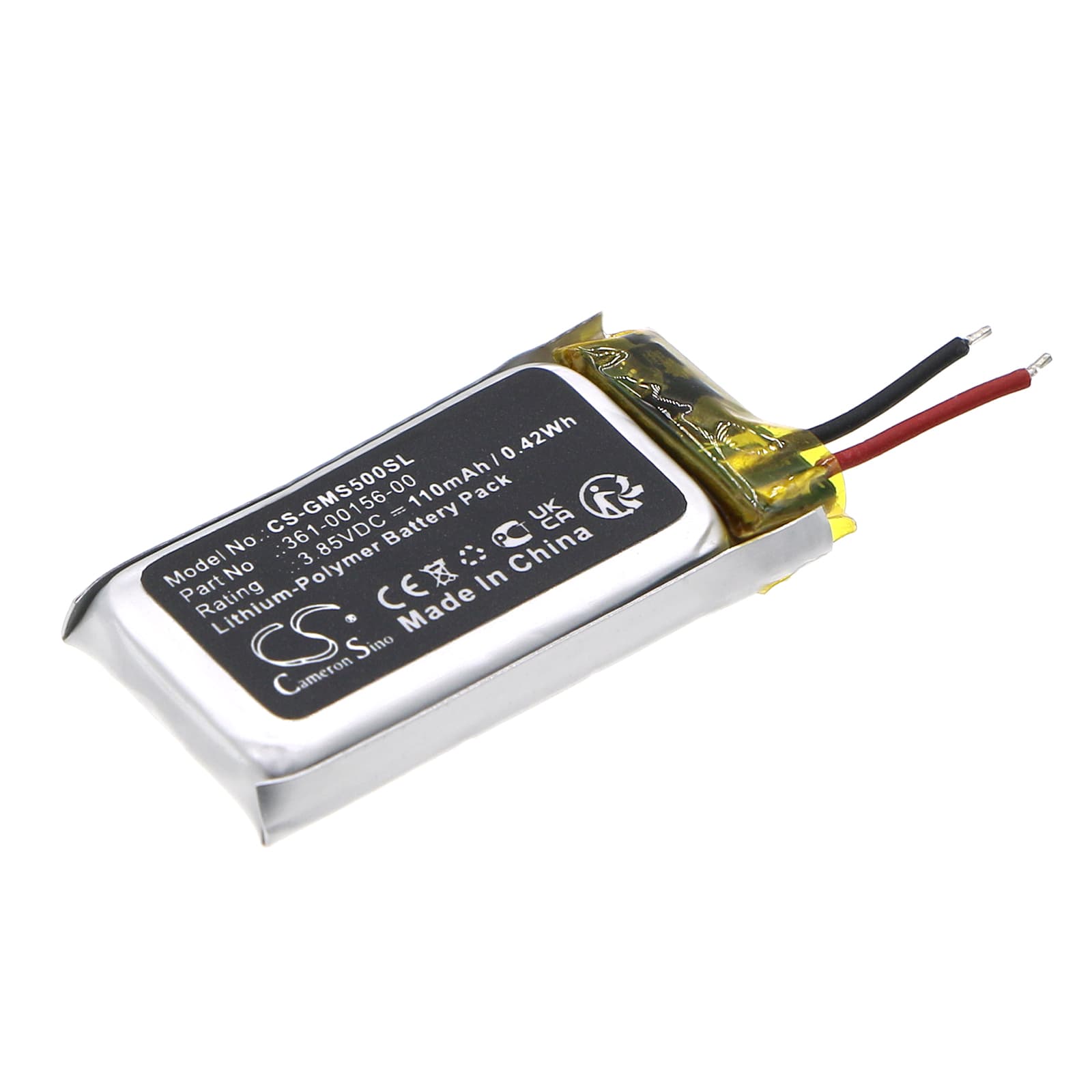 Replacement Battery for Garmin vivosmart 5 - CS-GMS500SL-1.jpg