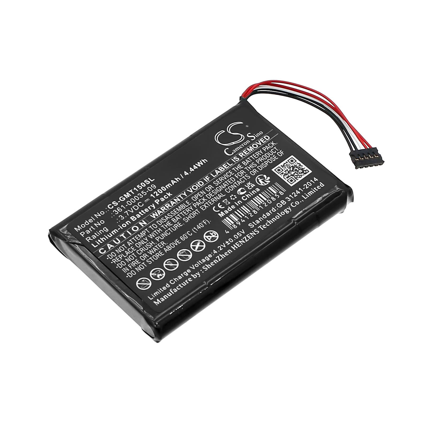 Replacement Battery for Garmin T 5 mini - CS-GMT150SL-1.jpg