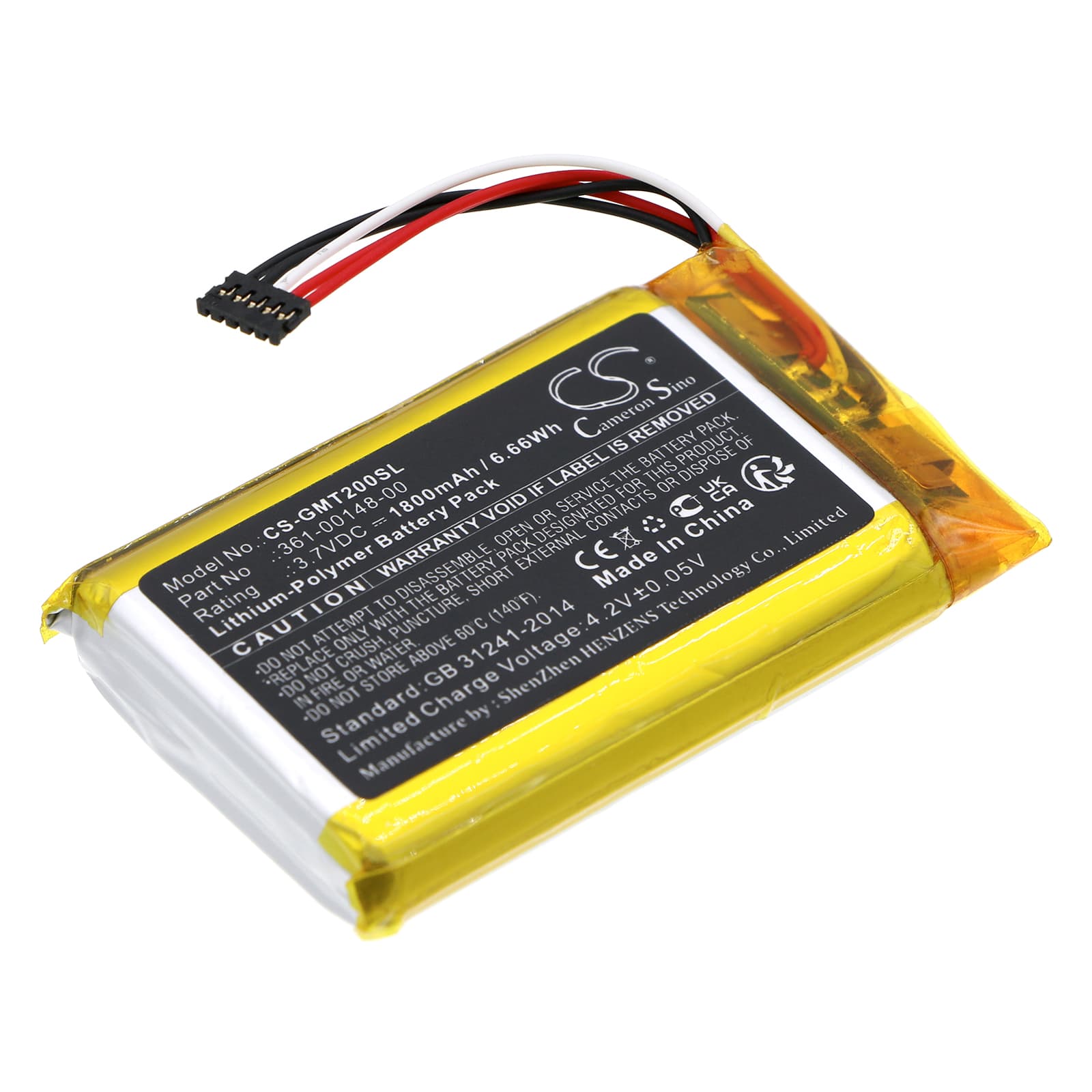 Replacement Battery for Garmin T20 GPS Dog Tracking Collars - CS-GMT200SL-1.jpg