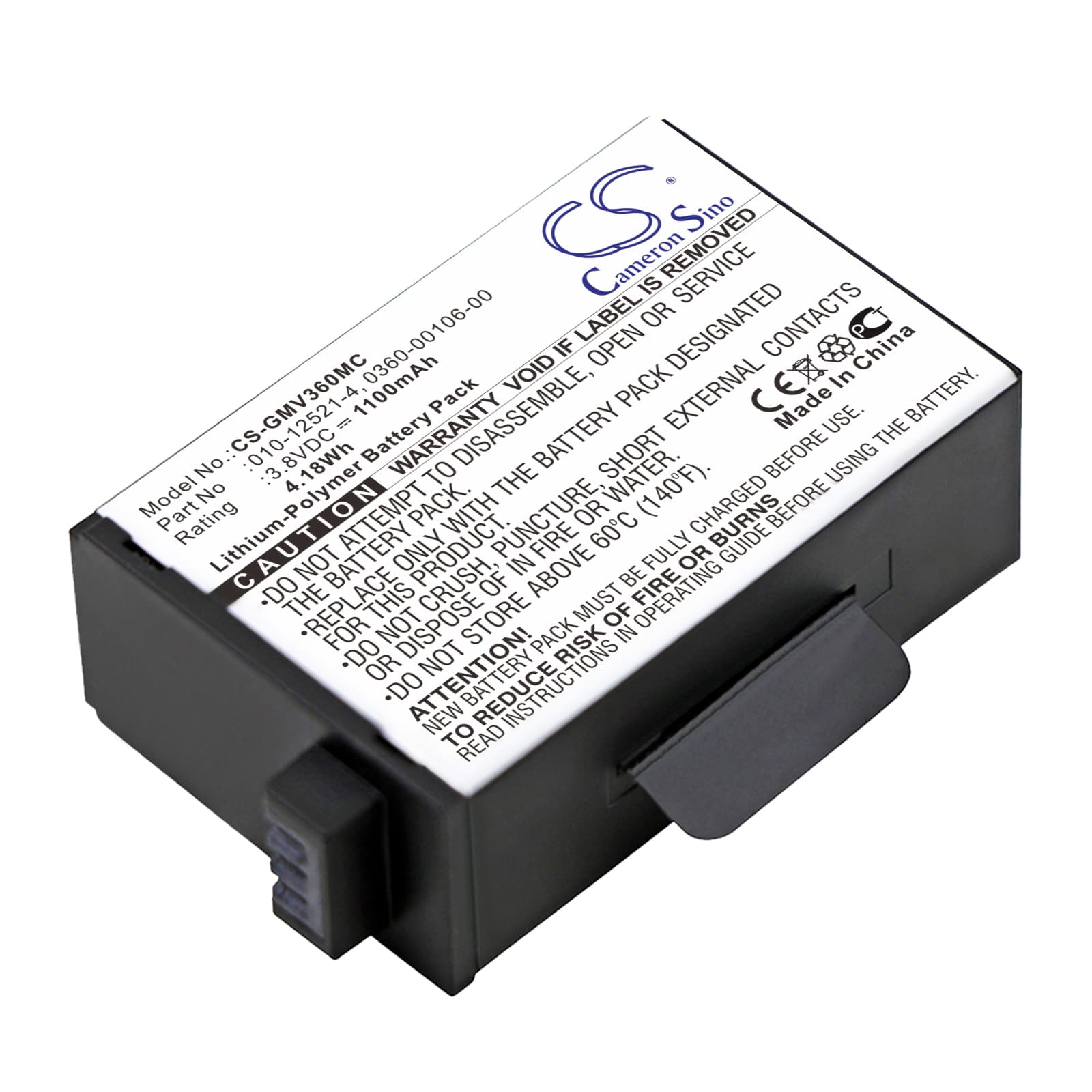 Replacement Battery for Garmin Virb 360 - CS-GMV360MC-1.jpg
