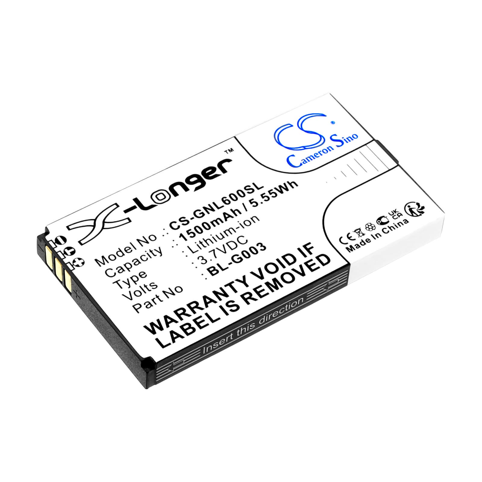 Replacement Battery for GIONEE L601 - CS-GNL600SL-1.jpg
