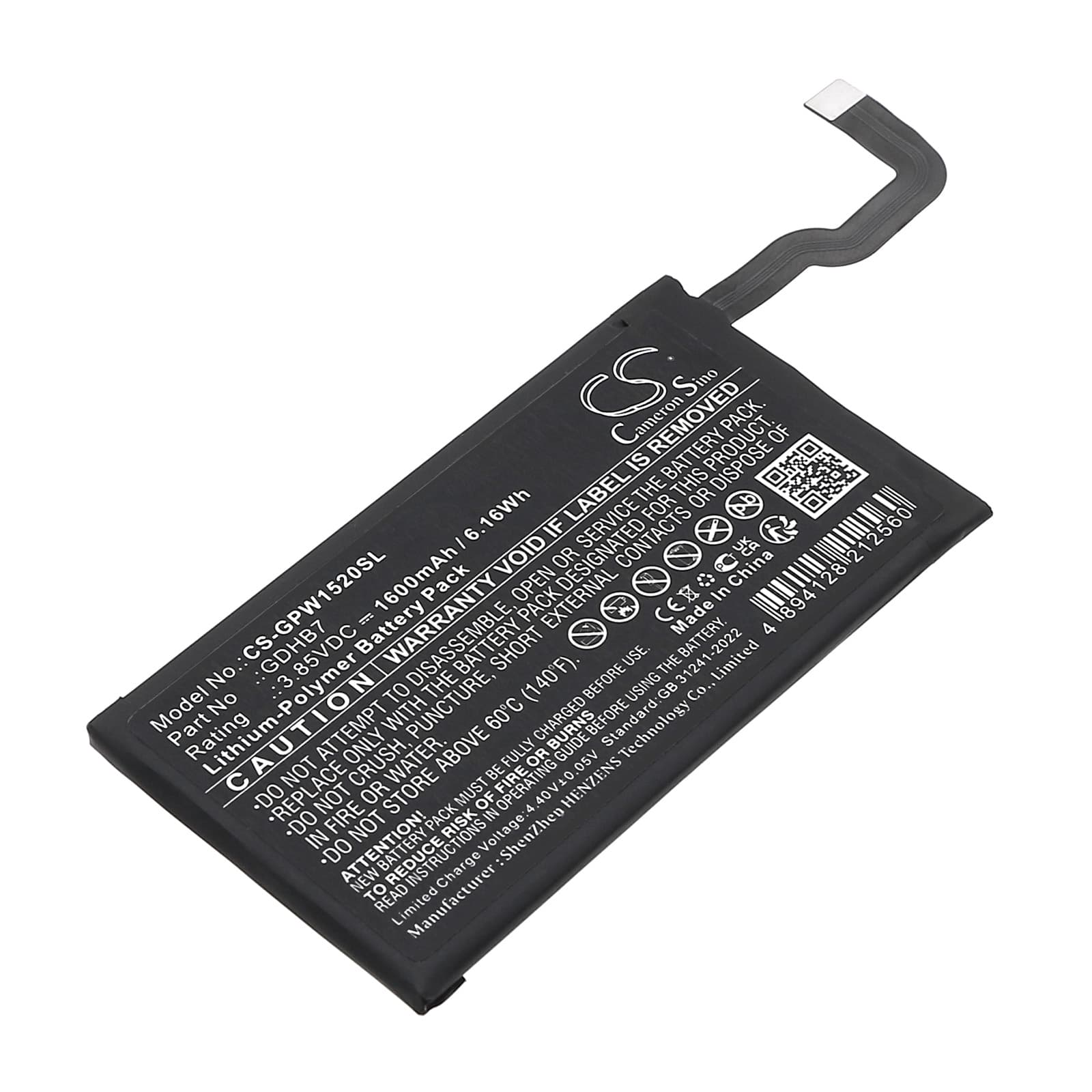 Replacement Battery for Google GC15S - CS-GPW1520SL-1.jpg
