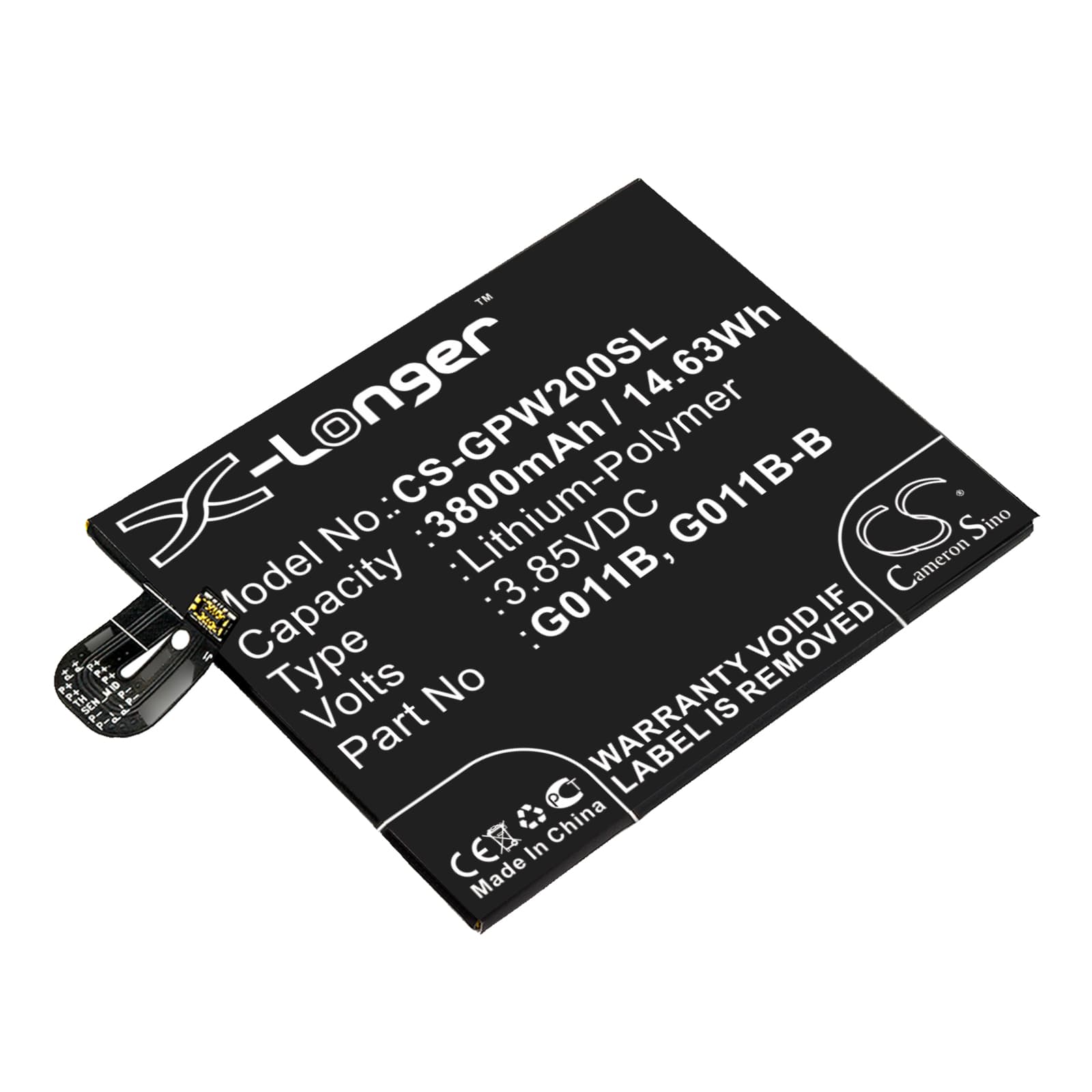 Replacement Battery for Google G011C - CS-GPW200SL-1.jpg