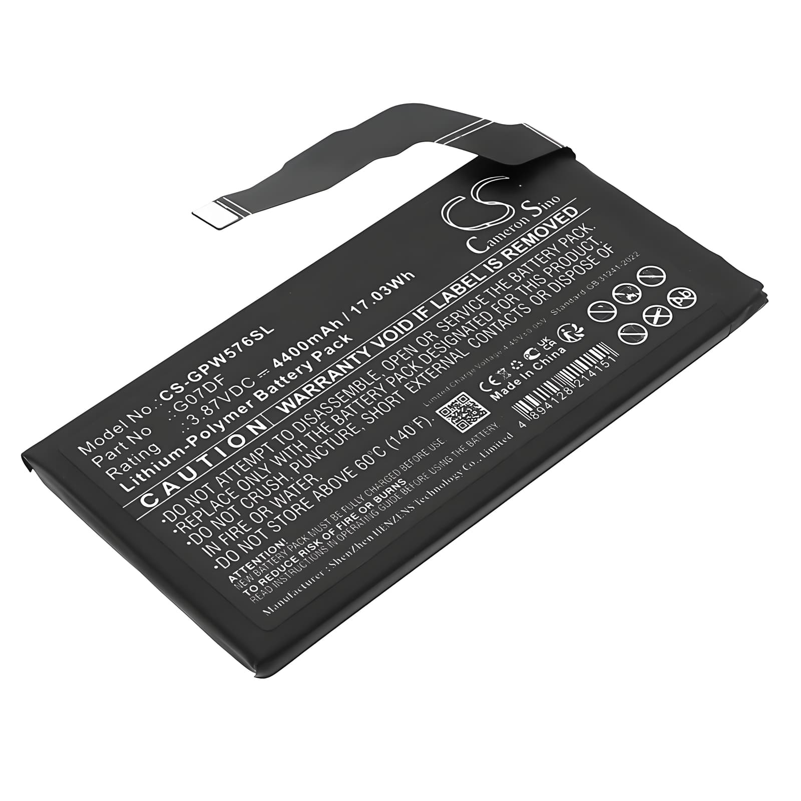 Replacement Battery for Google G576D - CS-GPW576SL-1.jpg