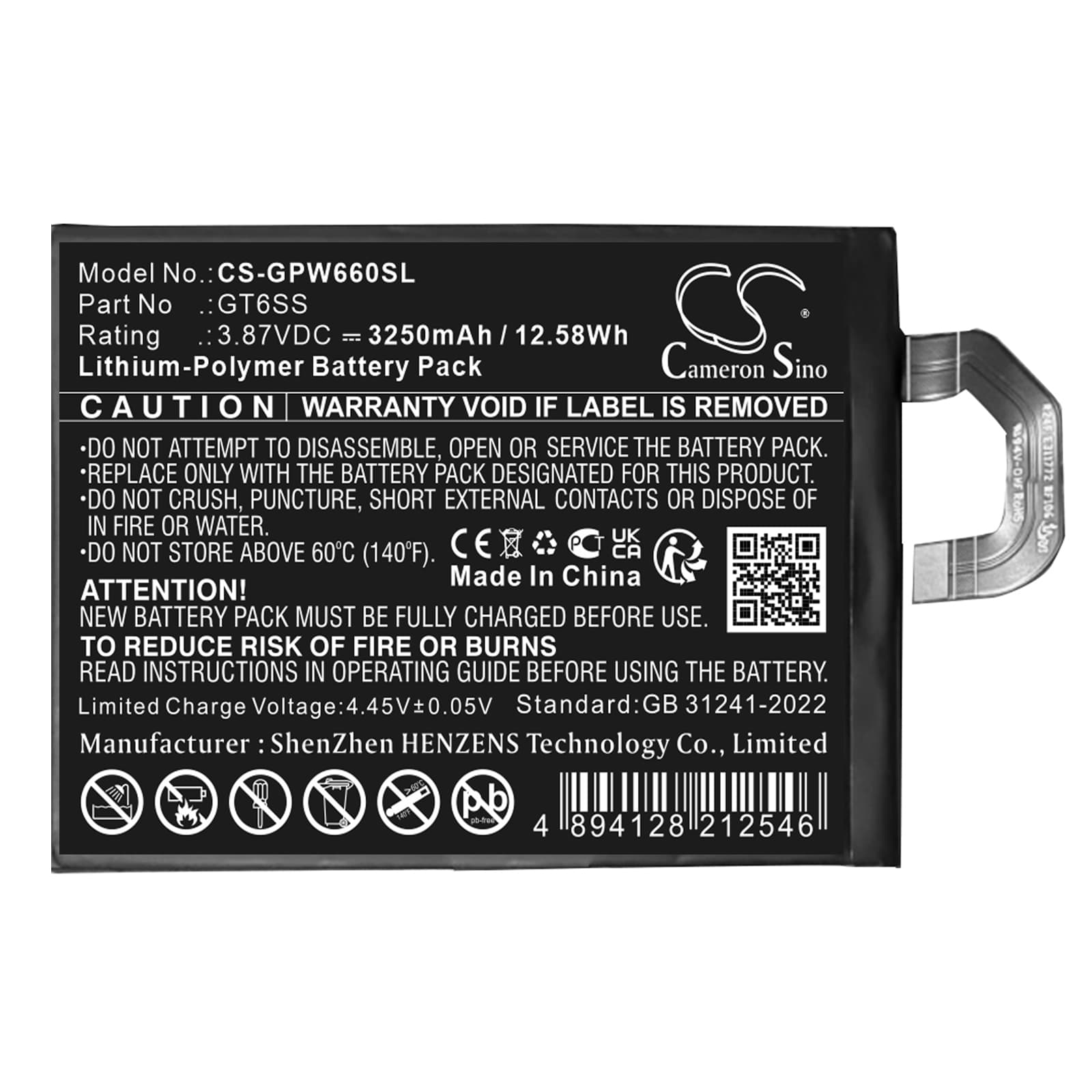 Replacement Battery for Google Pixel Fold