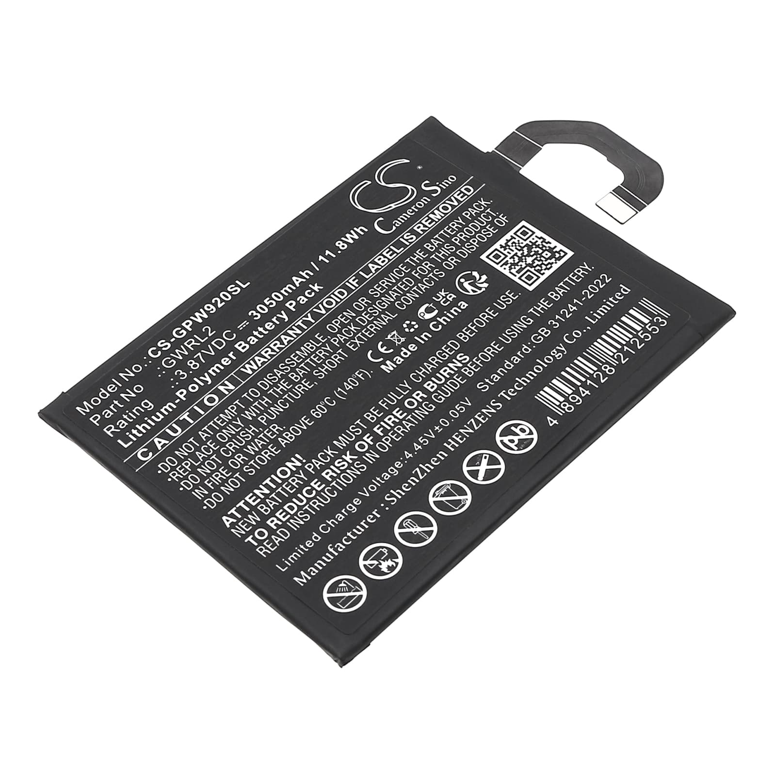 Replacement Battery for Google GC15S - CS-GPW920SL-1.jpg