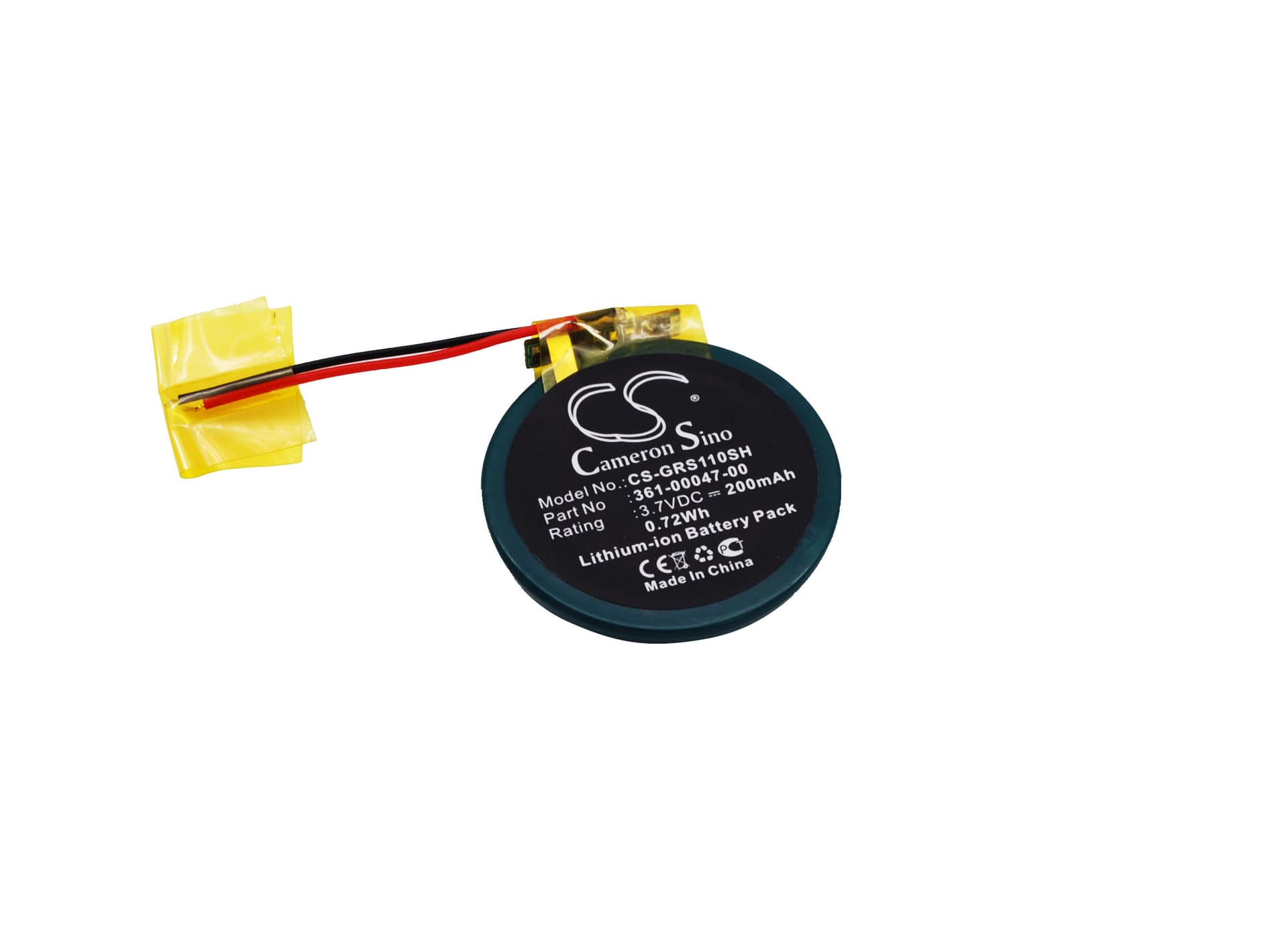 Replacement Battery for Garmin Forerunner S1 - CS-GRS110SH-1.jpg