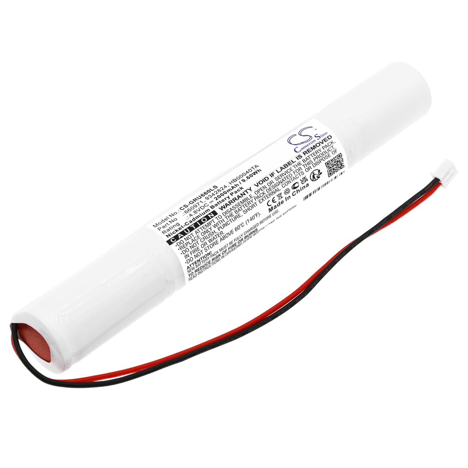 Replacement Battery for Legrand URA ONE 6 616 40 - CS-GRU660LS-1.jpg