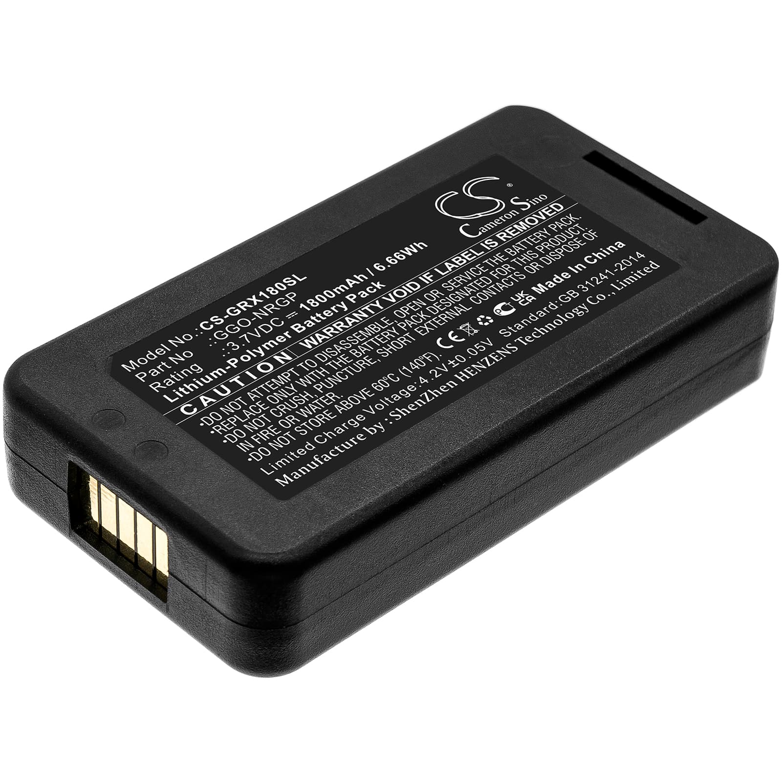 Replacement Battery for Green-GO WBPX Wireless Beltpack - CS-GRX180SL-1.jpg