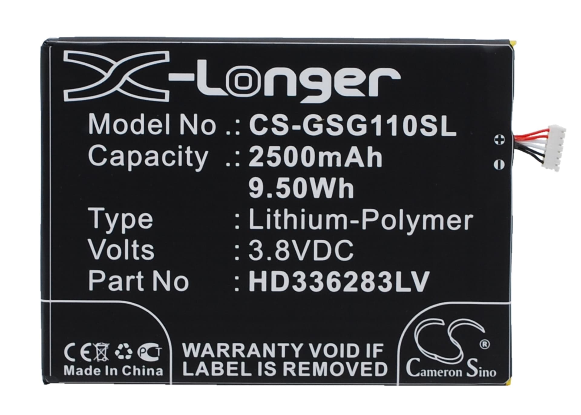 Replacement Battery for GSmart Guru G1 - CS-GSG110SL-1.jpg