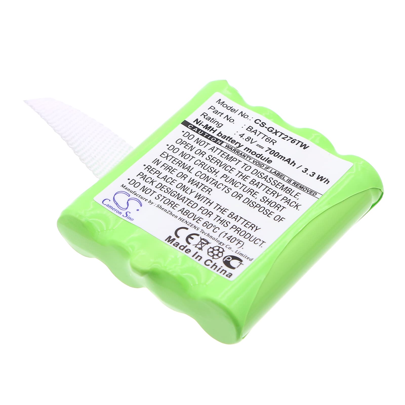 Replacement Battery for Midland LXT276 - CS-GXT276TW-1.jpg