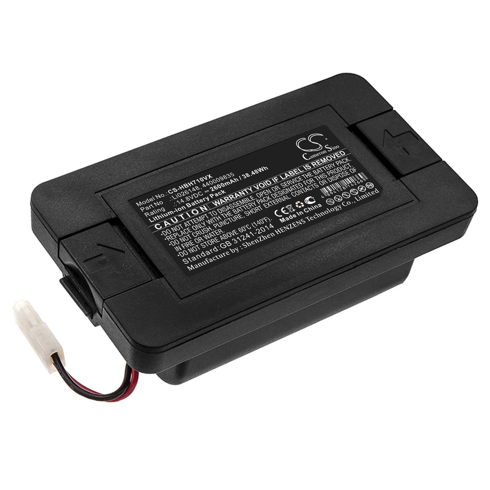 Replacement Battery for BobSweep Bob Pro