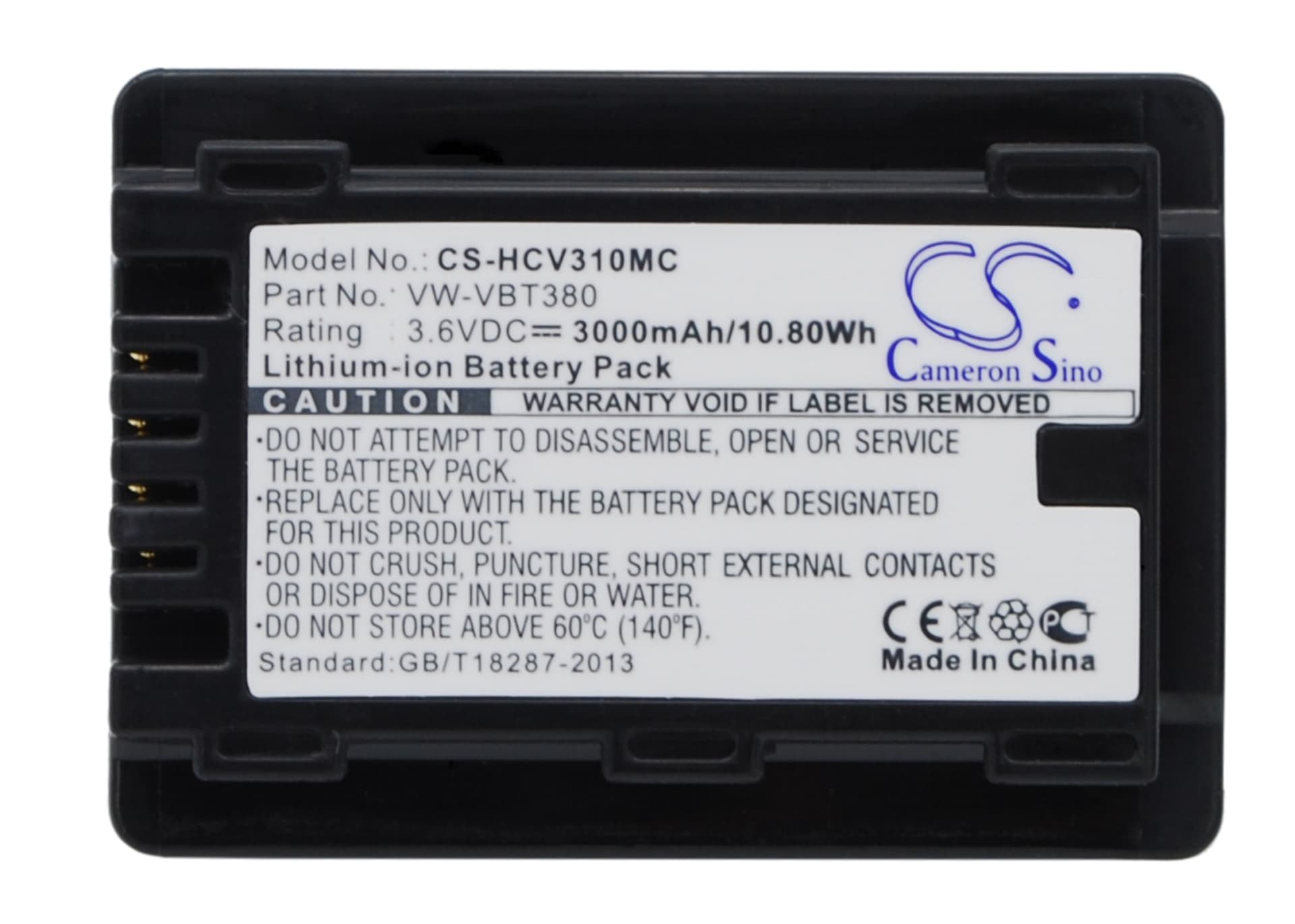 Replacement Battery for Panasonic HC-V520M - CS-HCV310MC-1.jpg