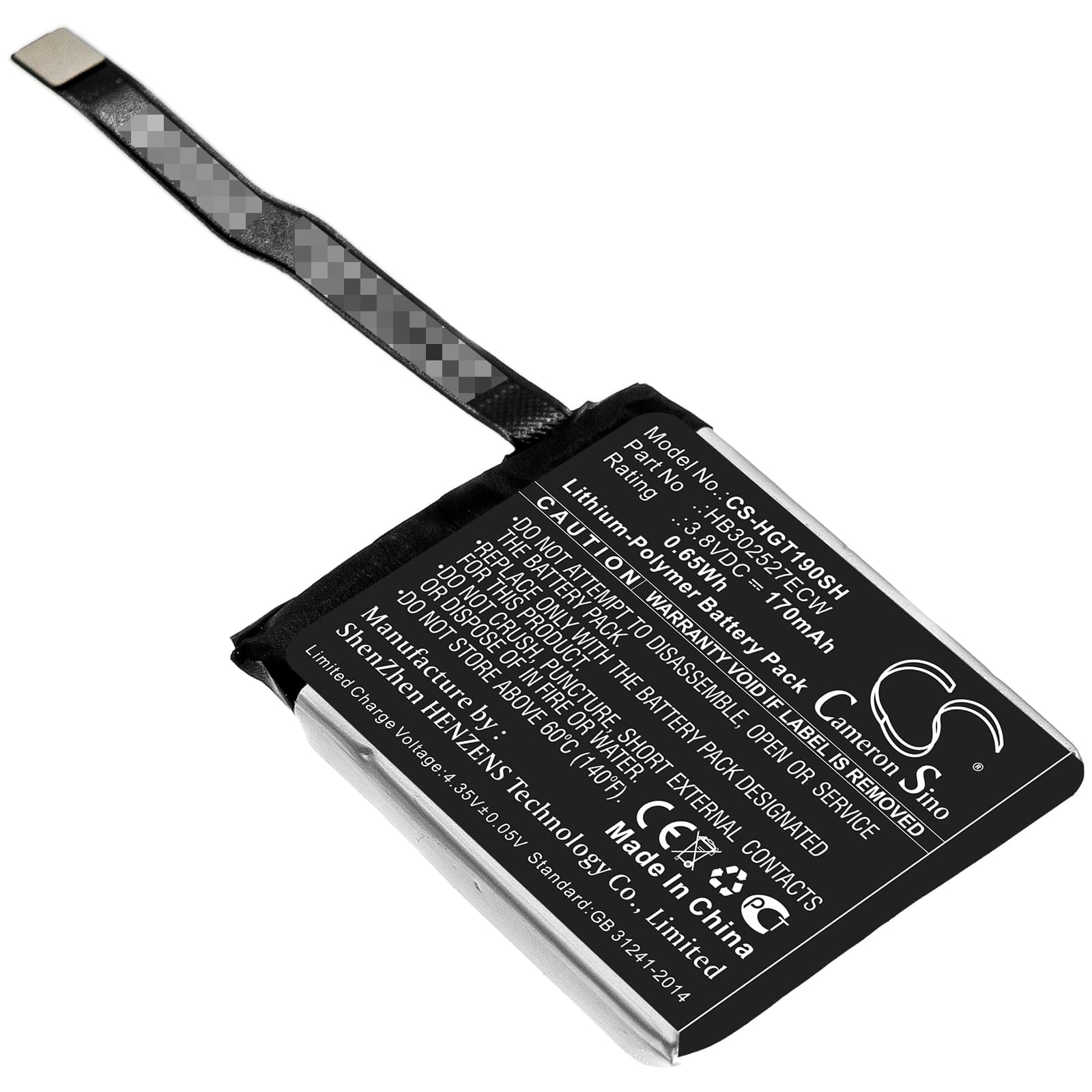Replacement Battery for Huawei Magic GT - CS-HGT190SH-1.jpg
