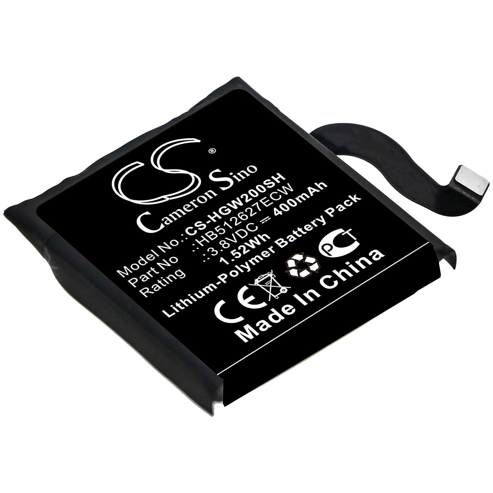 Replacement Battery for Huawei Watch 2 4G - CS-HGW200SH-1.jpg