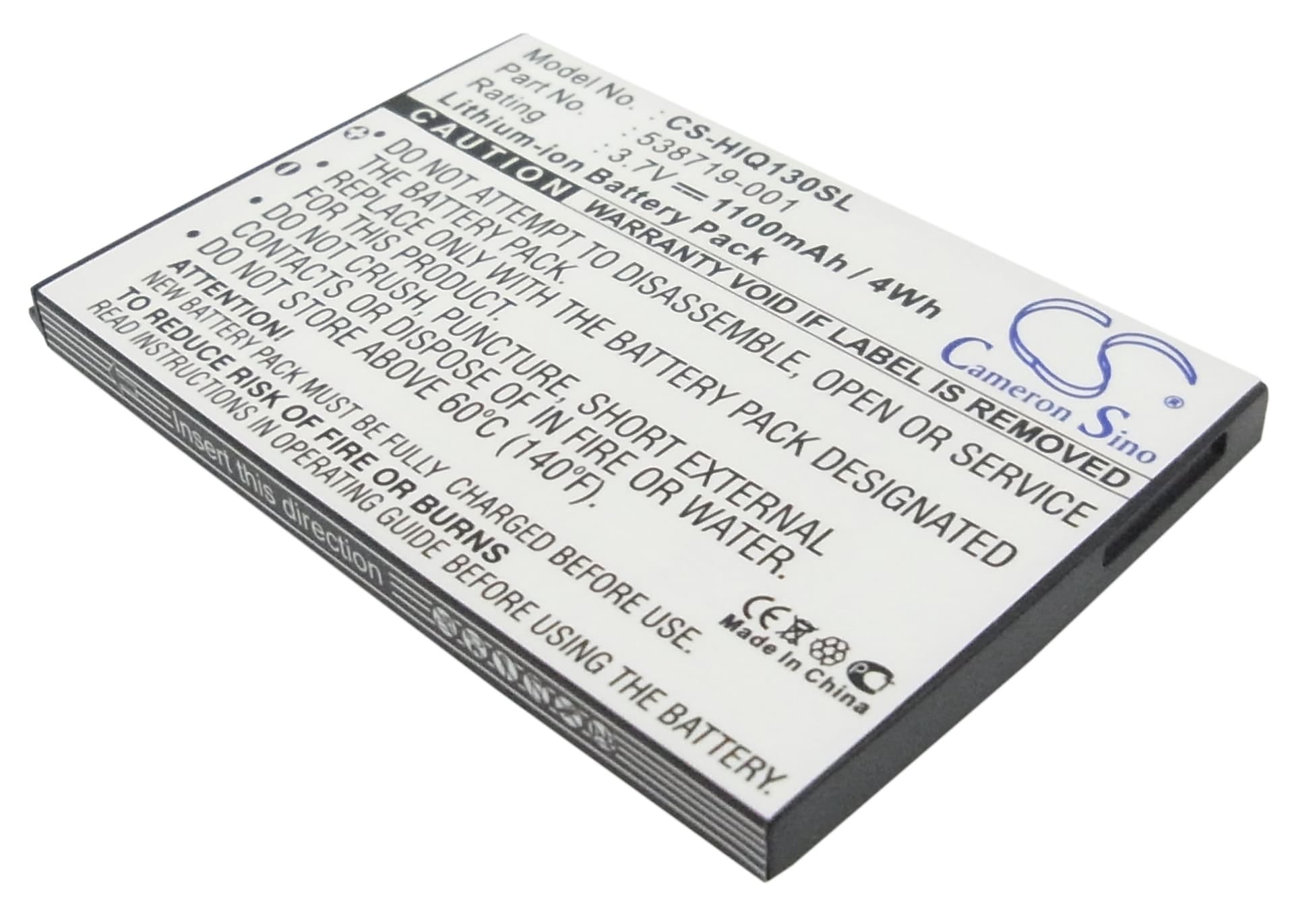 Replacement Battery for HP iPAQ Glisten - CS-HIQ130SL-1.jpg