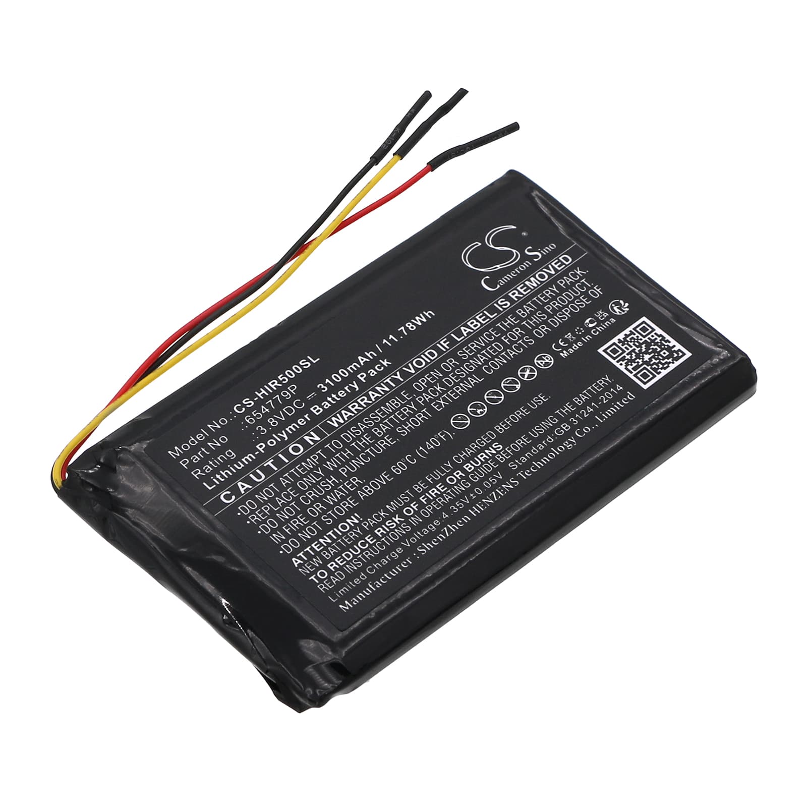 Replacement Battery for HiBy R5 - CS-HIR500SL-1.jpg